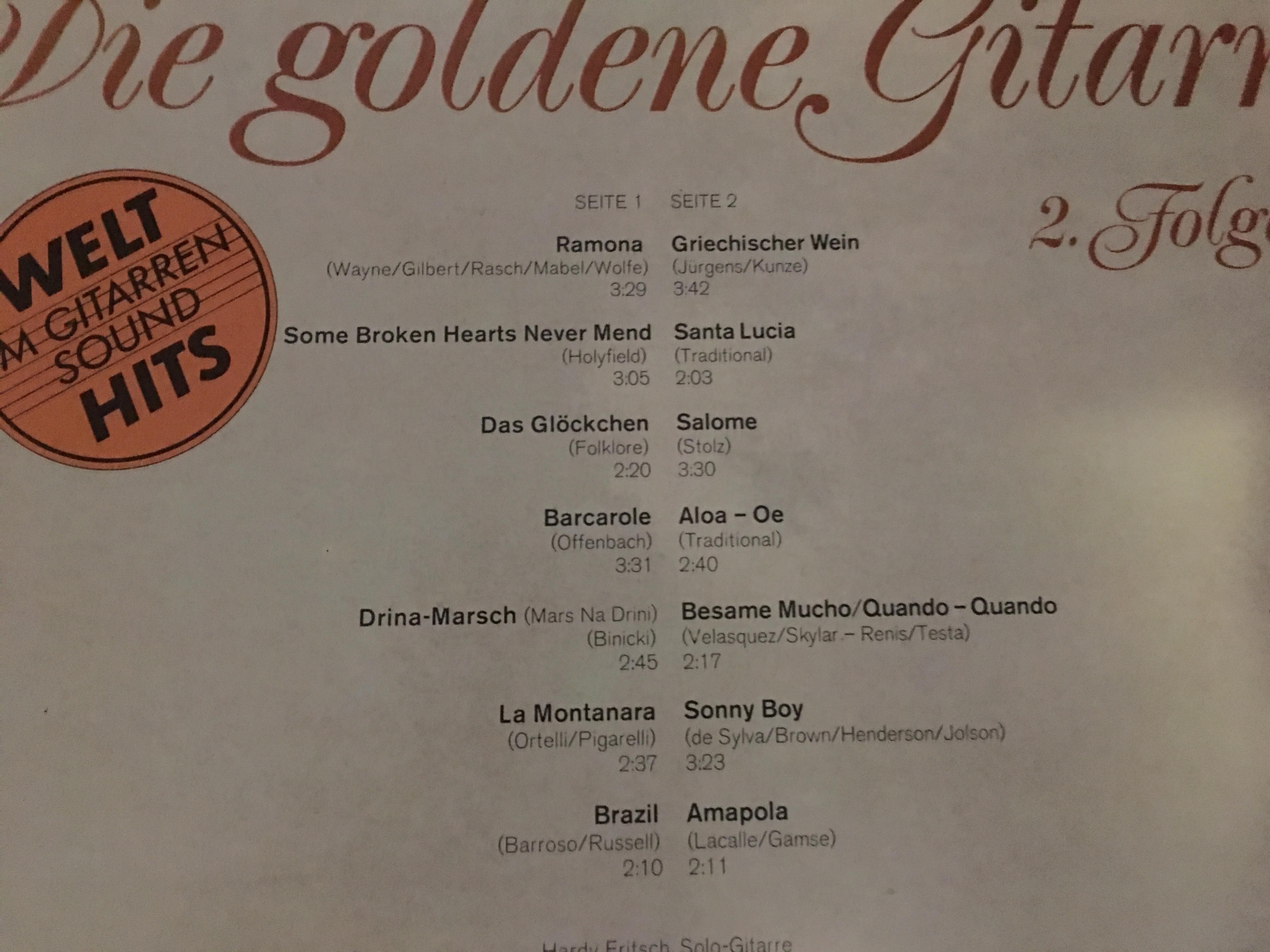 LP DIE GOLDENE GITARRE