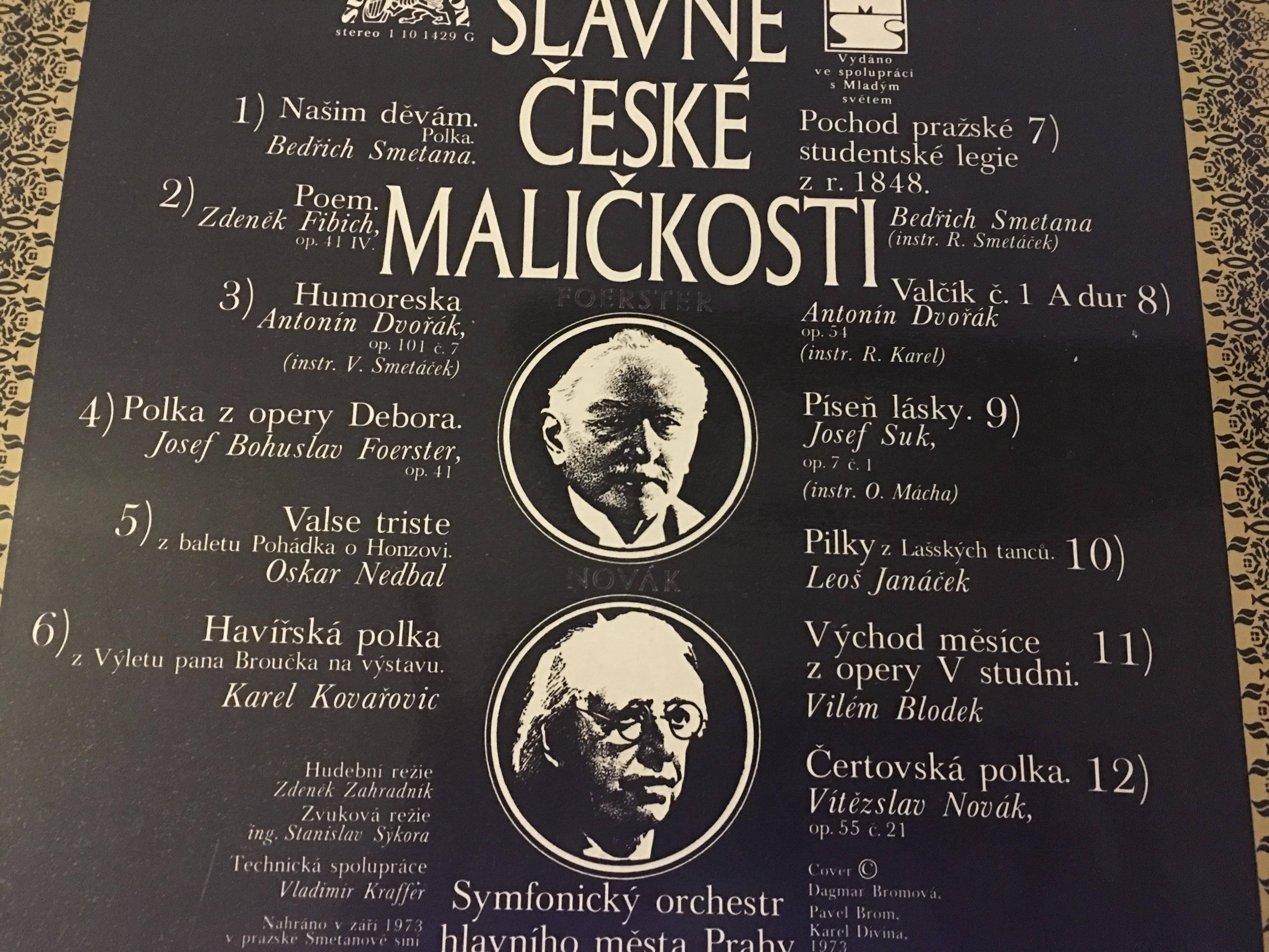 LP SLAVNÉ ČESKÉ MALIČKOSTI