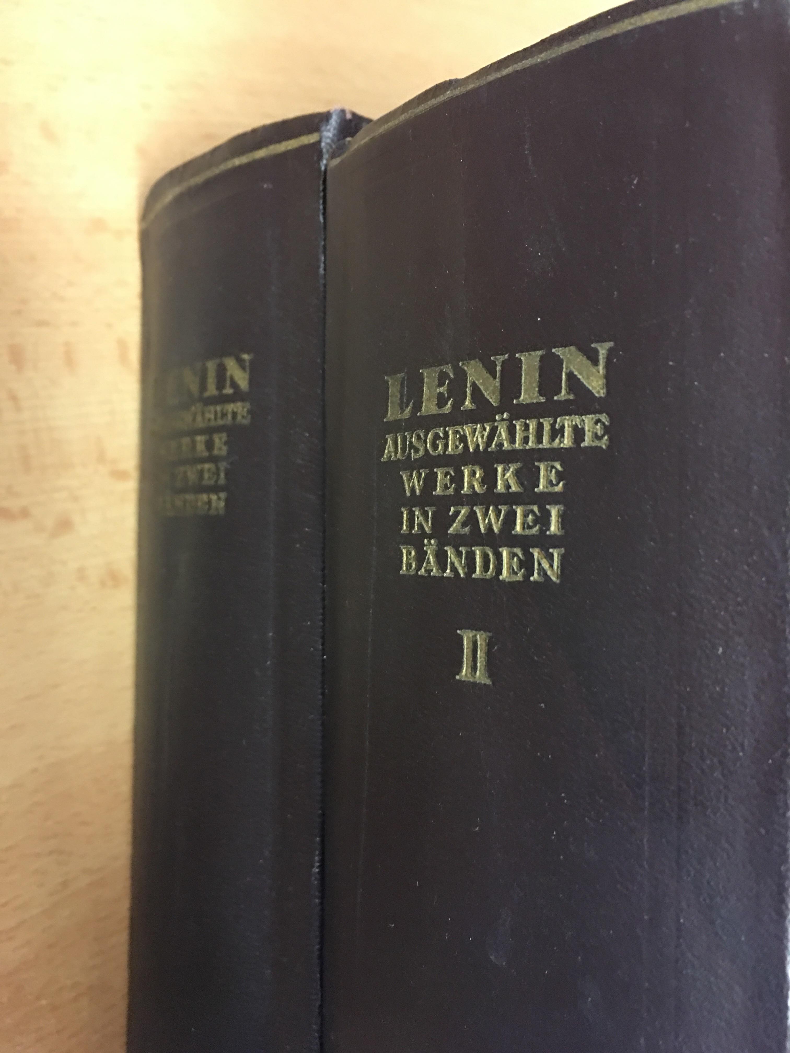 LENIN AUSGEWÄHLTE WERKE IN ZWEI BÄNDEN