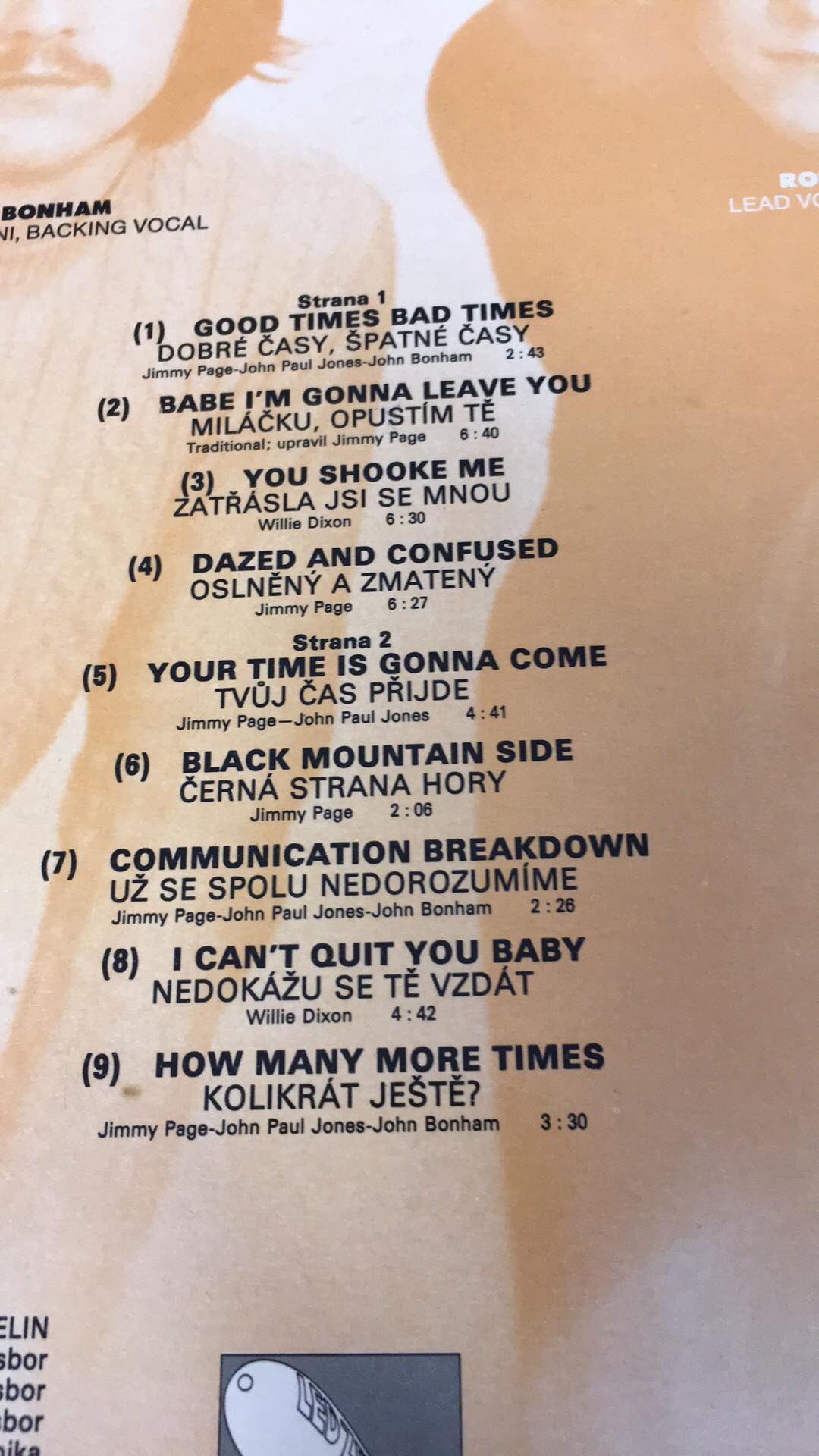 LP Led Zeppelin 