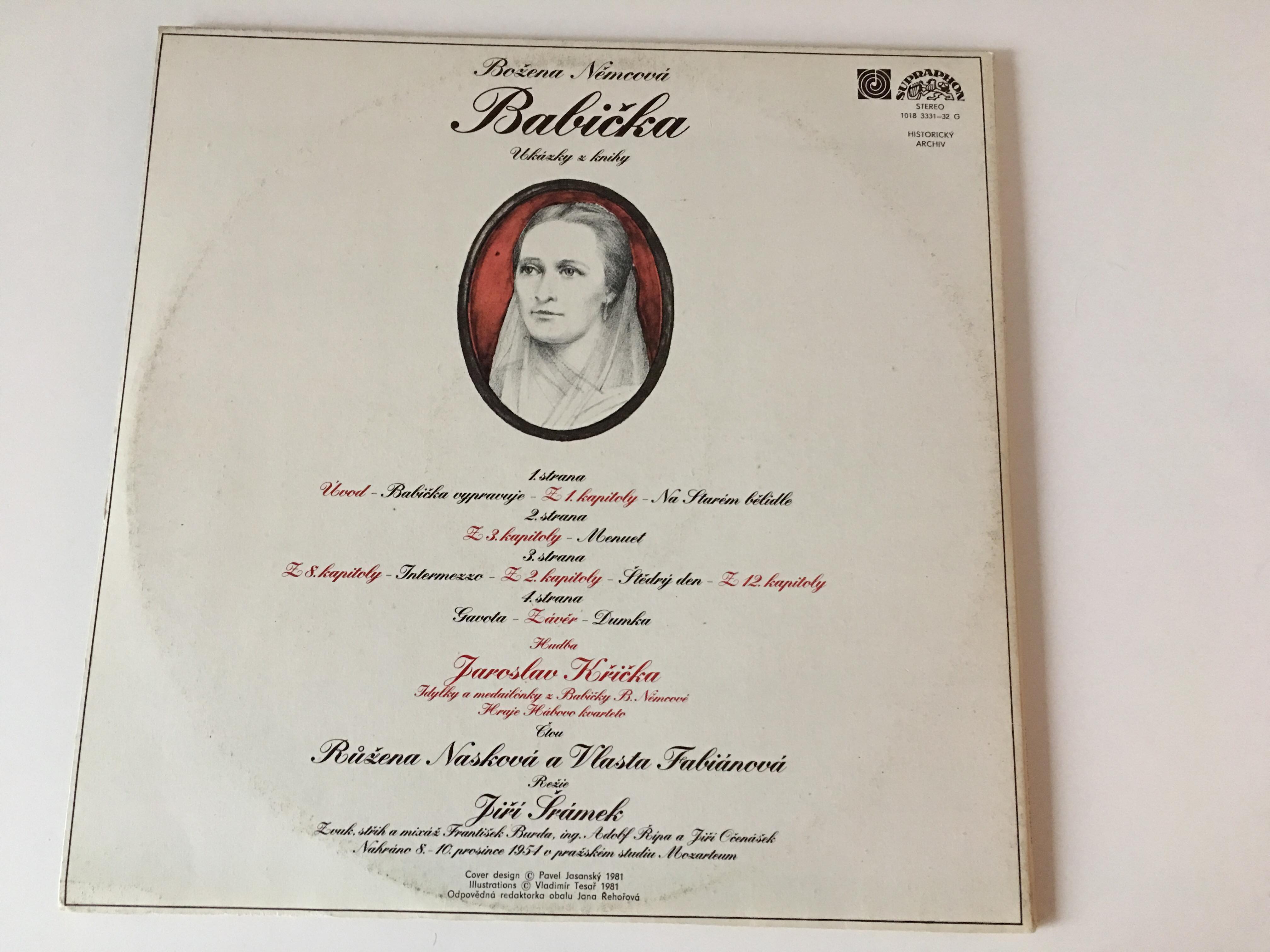 2 LP Božena Němcová -  Babička