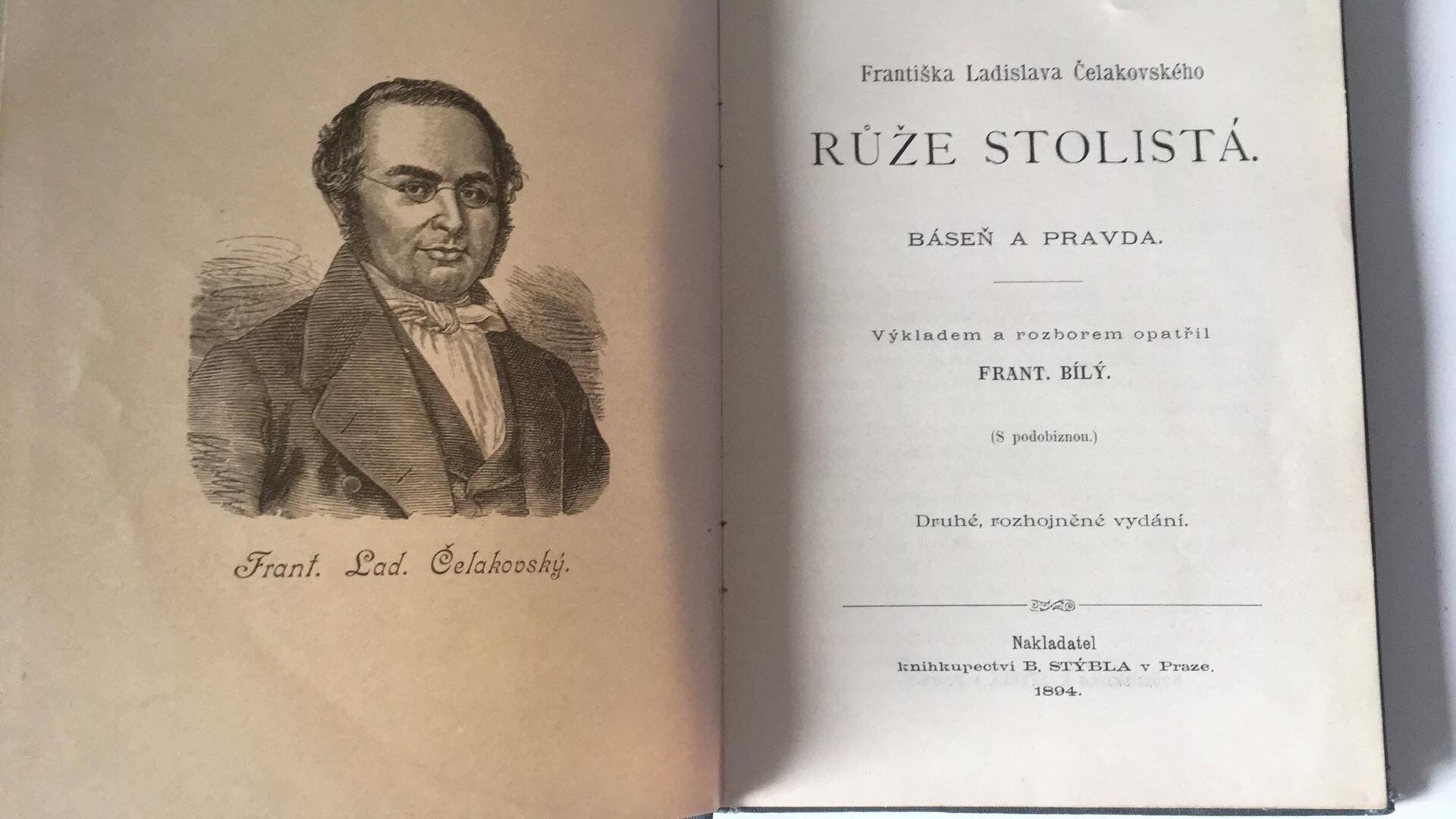Františka Ladislava Čelakovského - Růže stolistá 