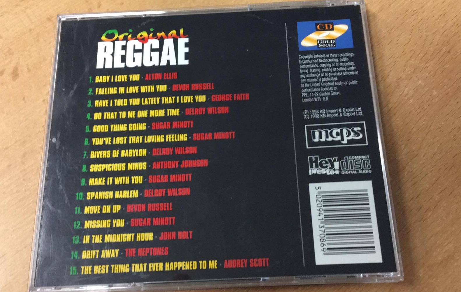 CD Original Reggae