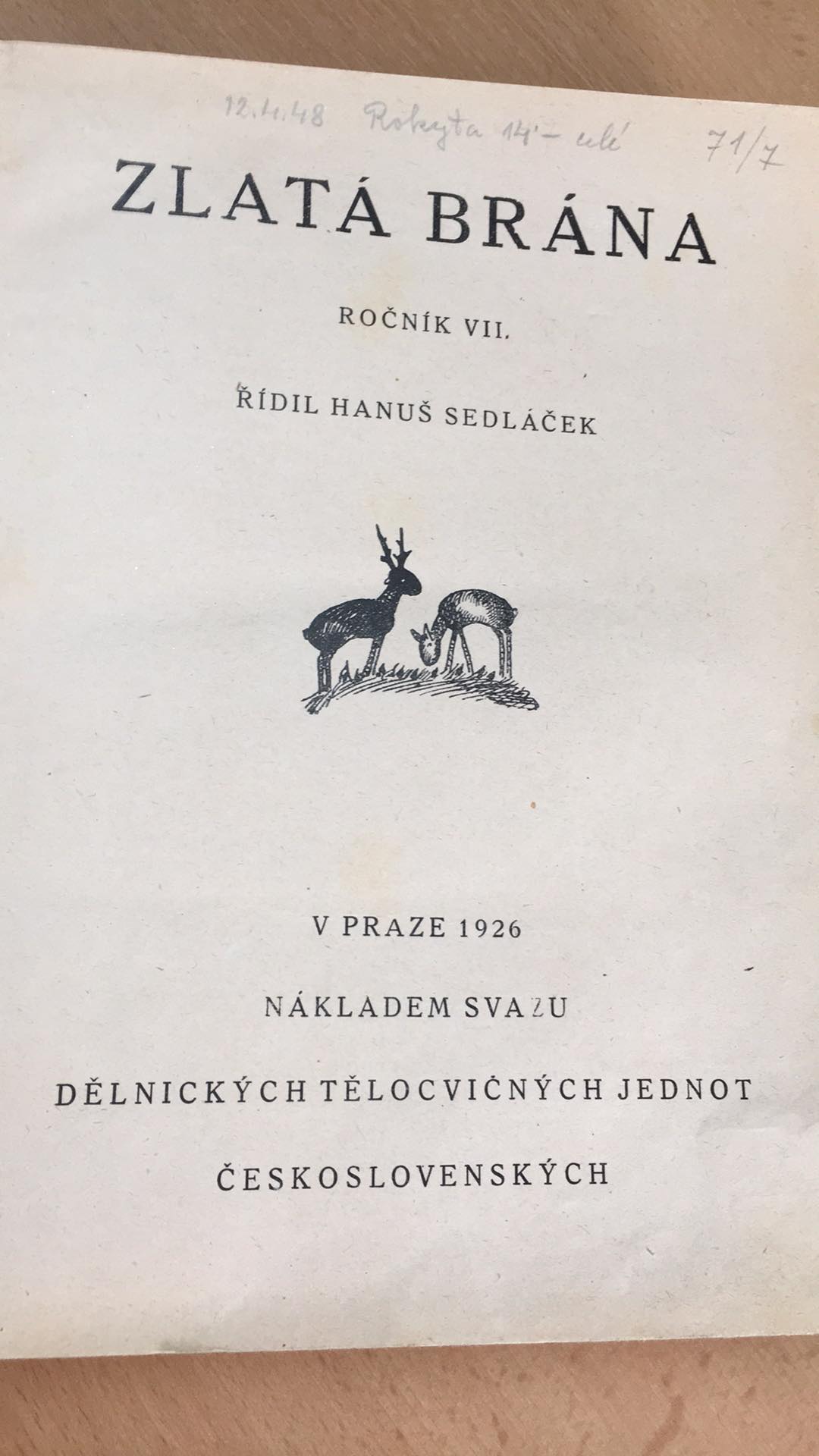 Hanuš Sedláček - Zlatá brána