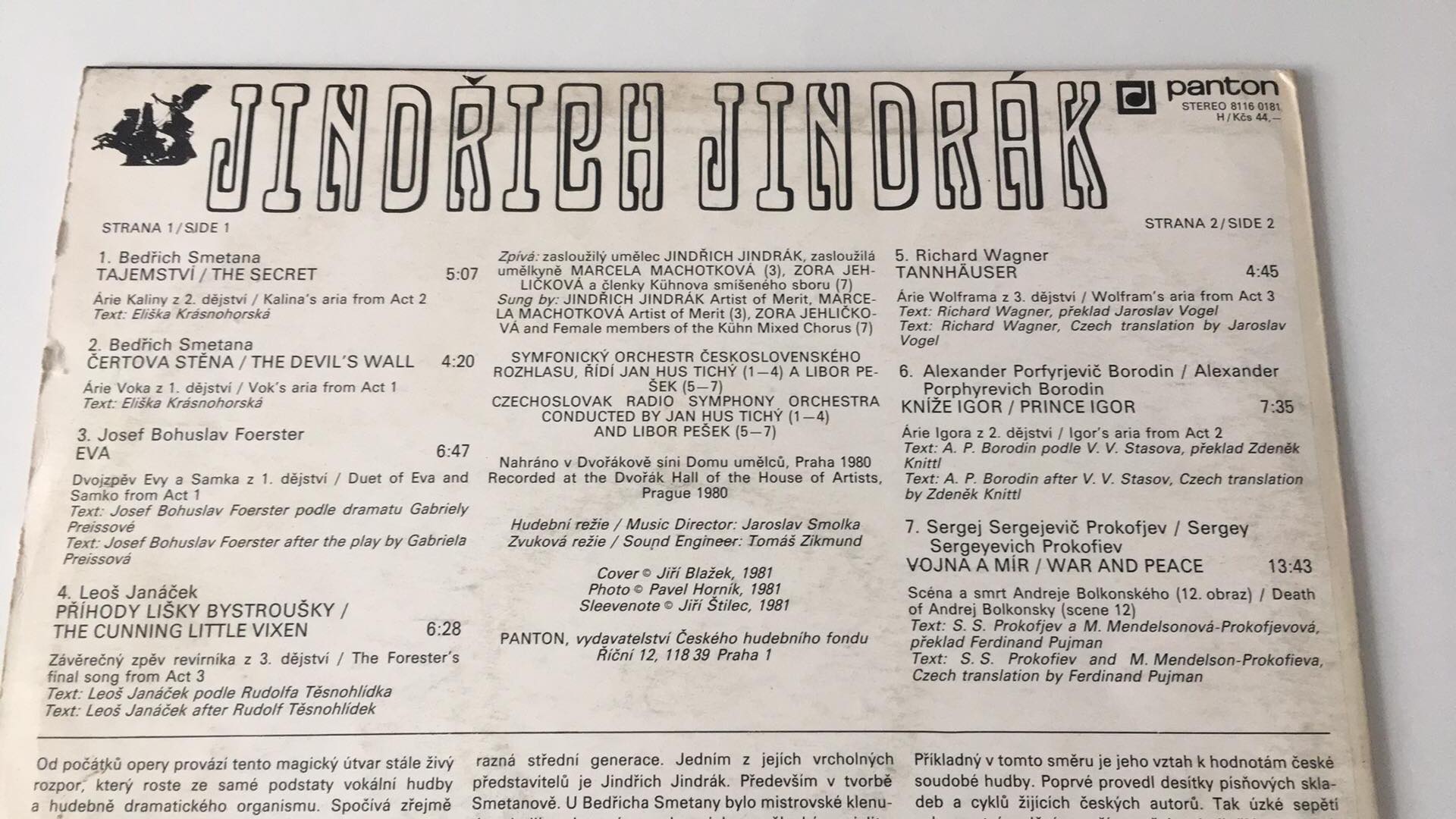 LP - Jindřich JIndrák