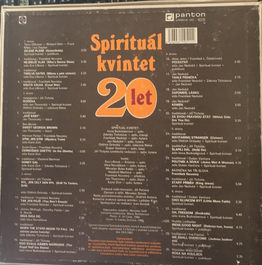  3 LP Spirituál kvintet 20 let