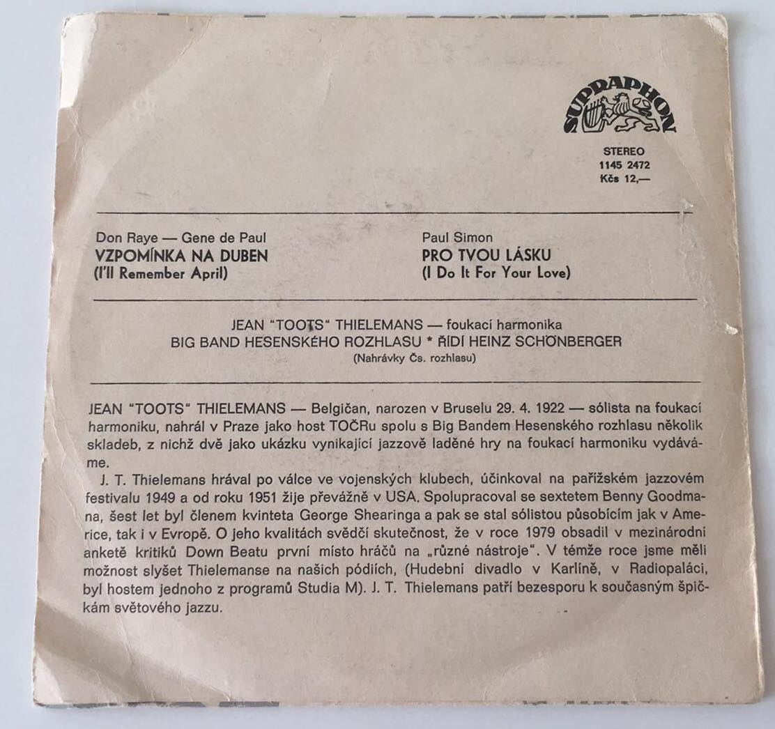 SP Jazz Paul Simon - Pro tvou lásku