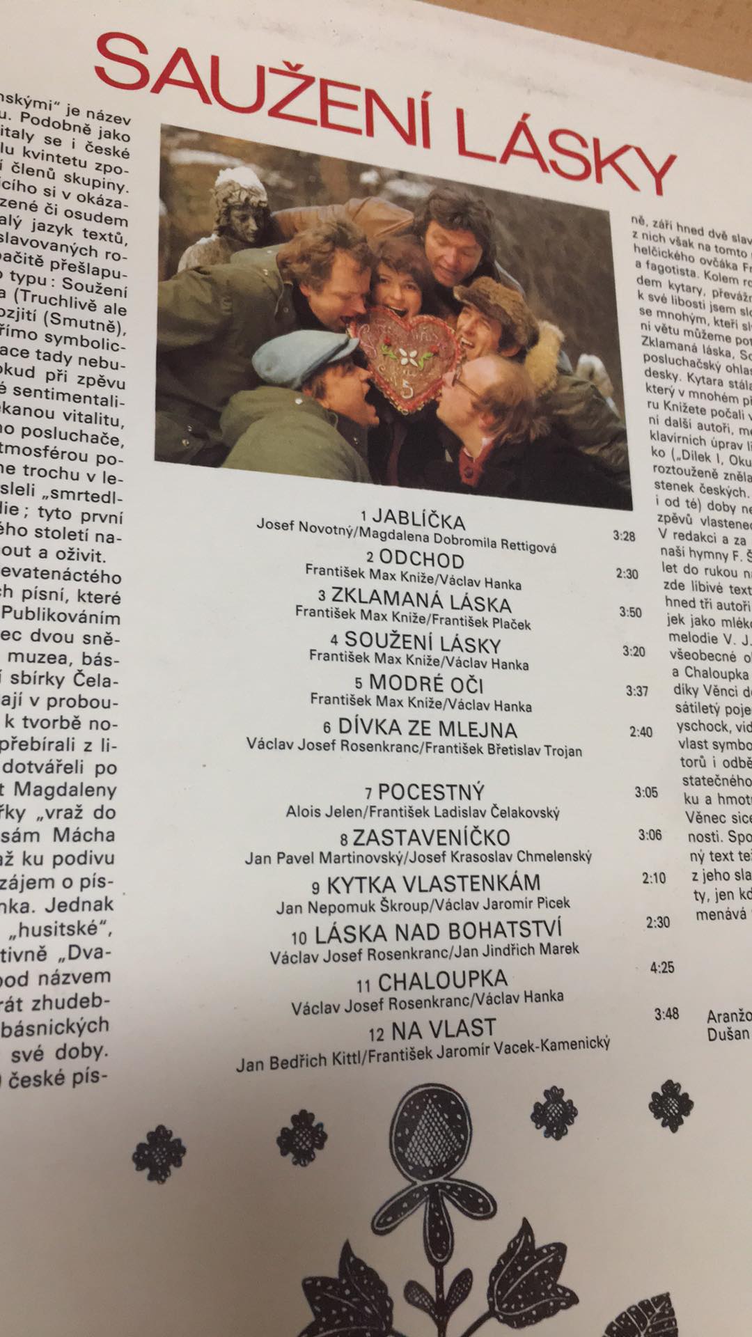 LP Spirituál kvintet - Saužení lásky