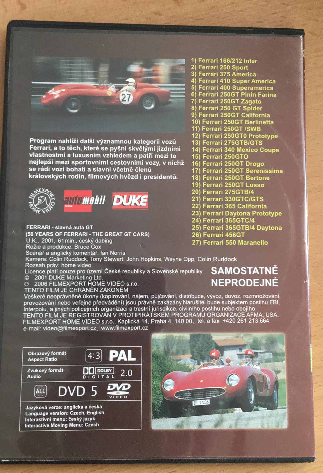 DVD FERRARI
