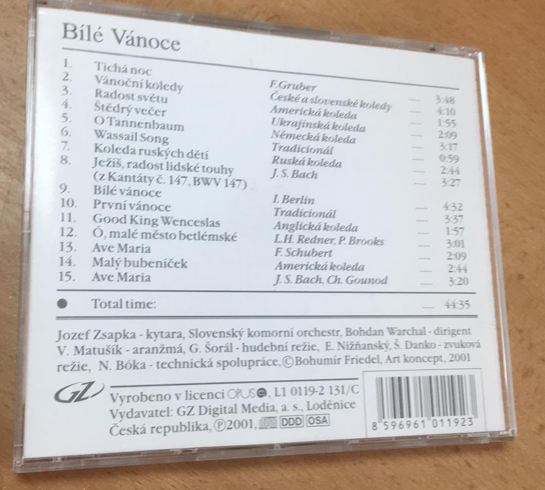 CD Bílé vánoce