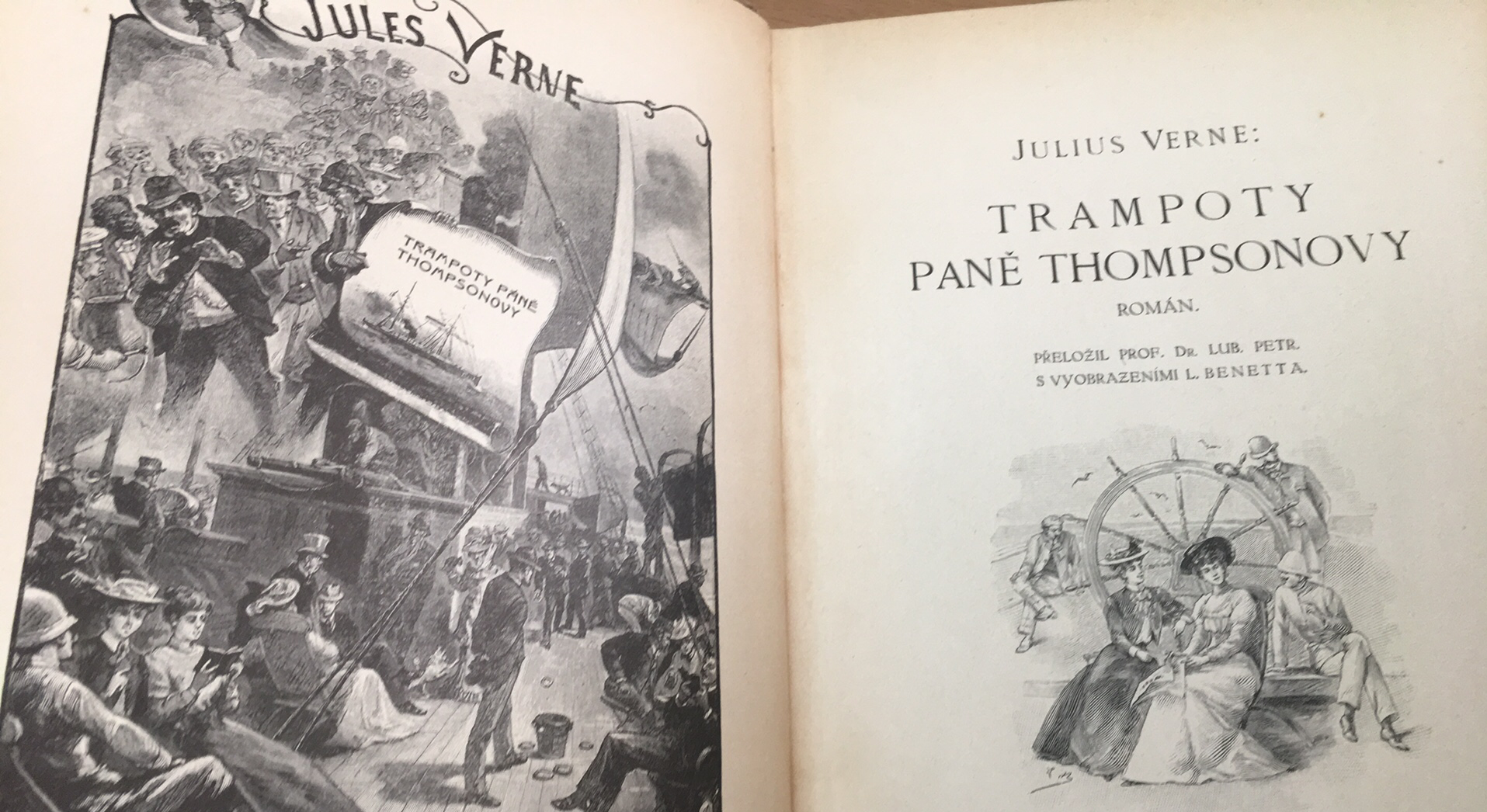 JULES VERNE - TRAMPOTY PANĚ THOMPSONOVY