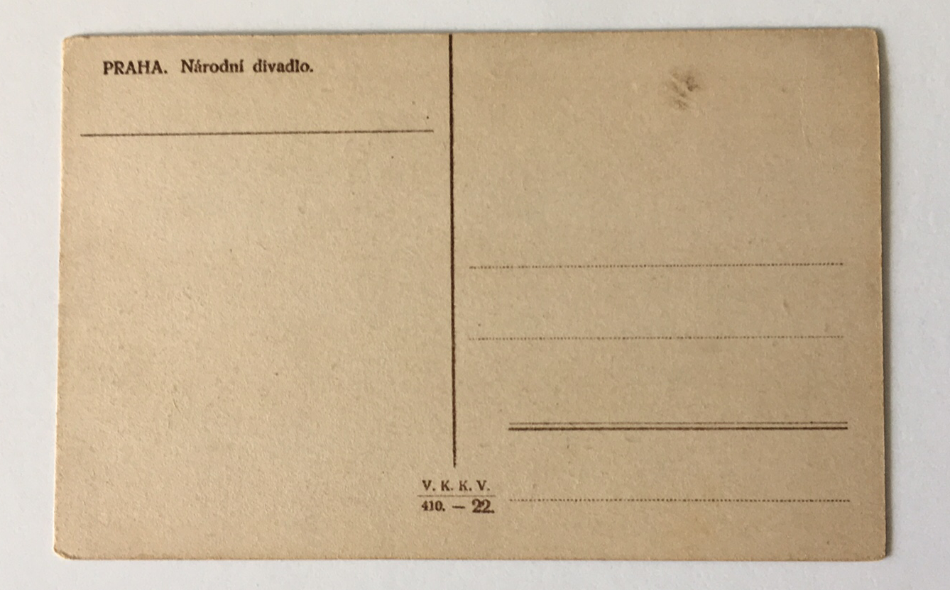 Praha Národní divadlo