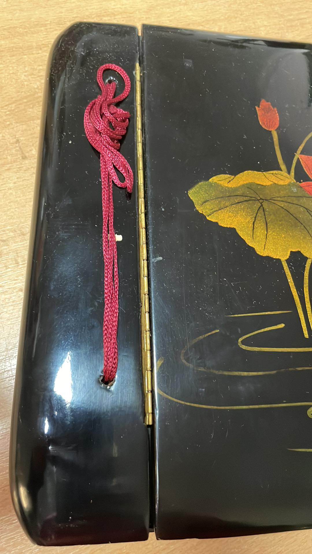 STARÝ, DŘEVĚNÝ FOTOALBUM