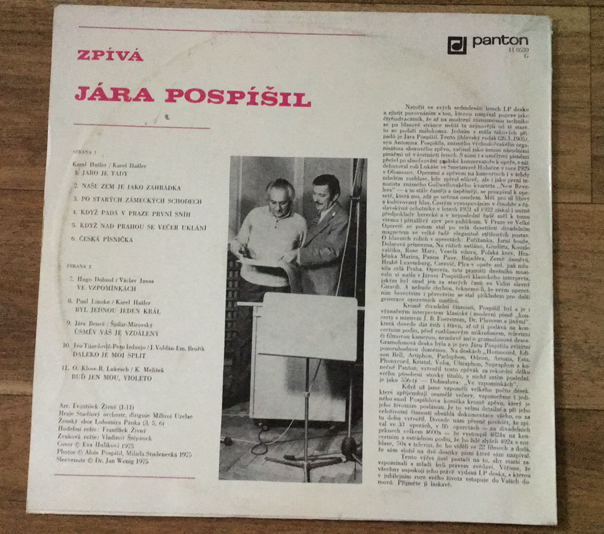 LP Zpívá Jára Pospíšil