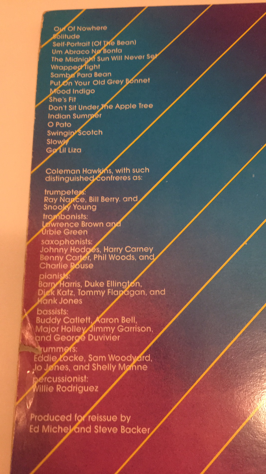 2 LP COLEMAN HAWKINS - REEVALUATIONS