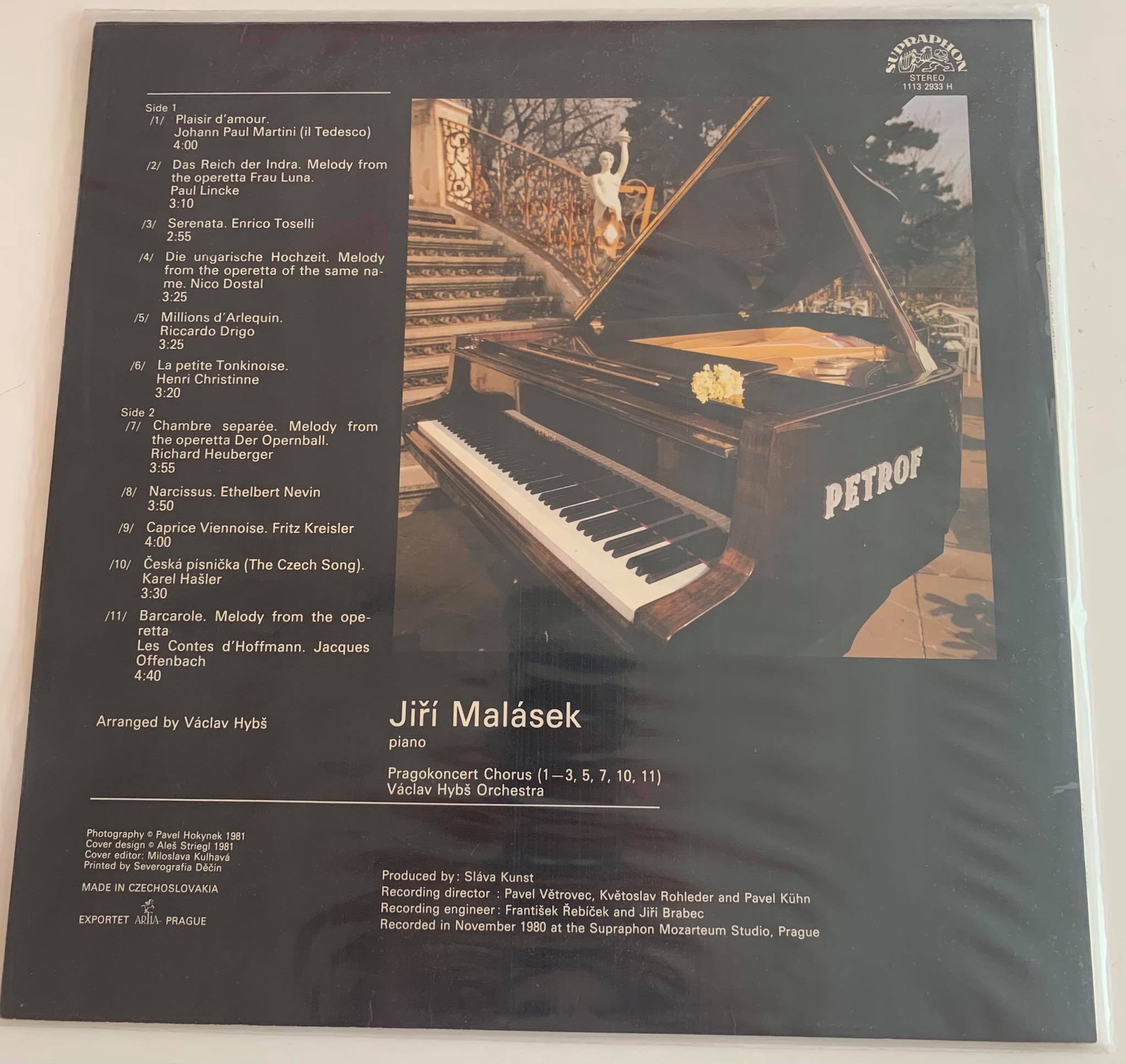 LP JIŘÍ MALÁSEK NOSTALGICKÝ KLAVÍR