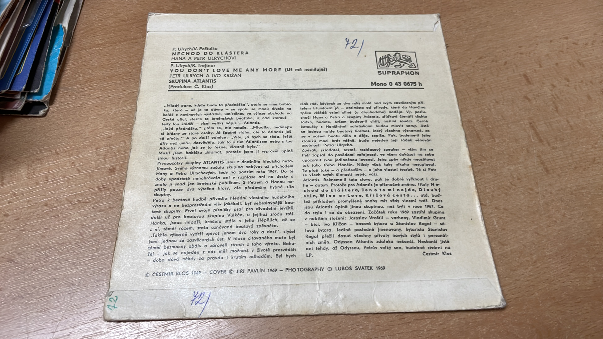 SP ATLANTIS - NECHOĎ DO KLÁŠTĚRA