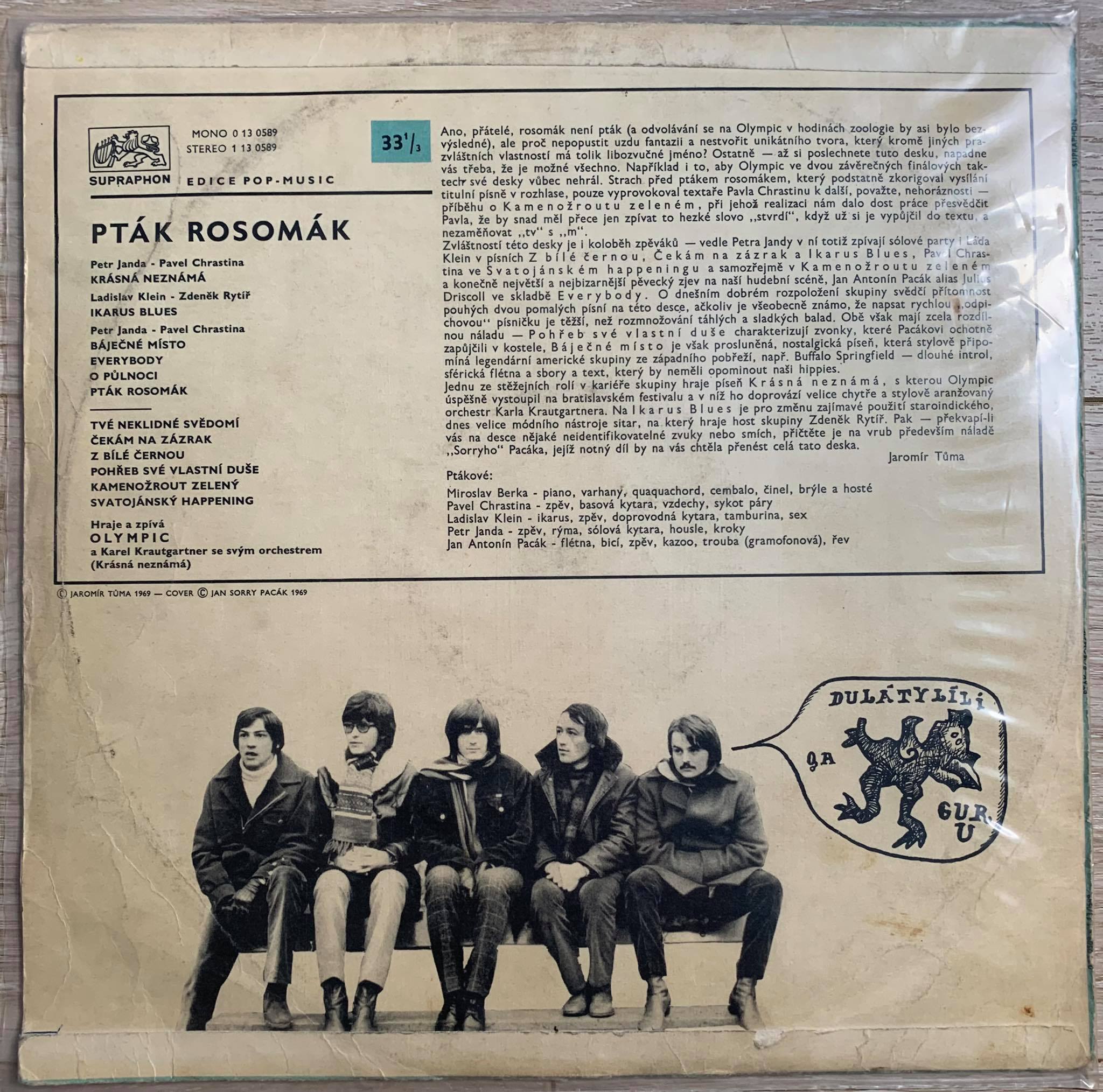 LP OLYMPIC - PTÁK ROSOMÁK