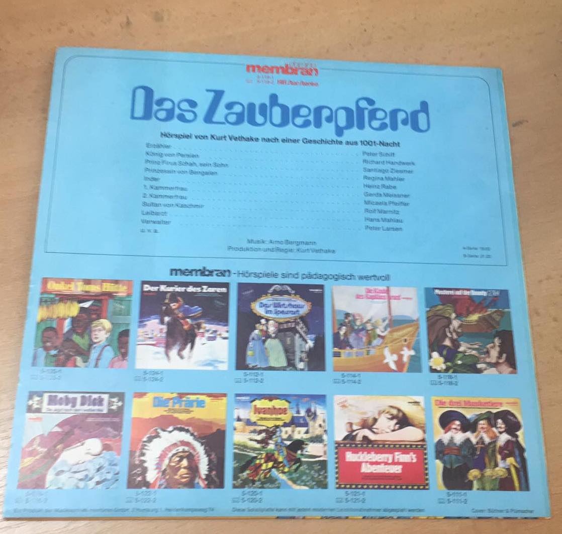 LP WILHELM HAUFF - DAS ZAUBERPFERD