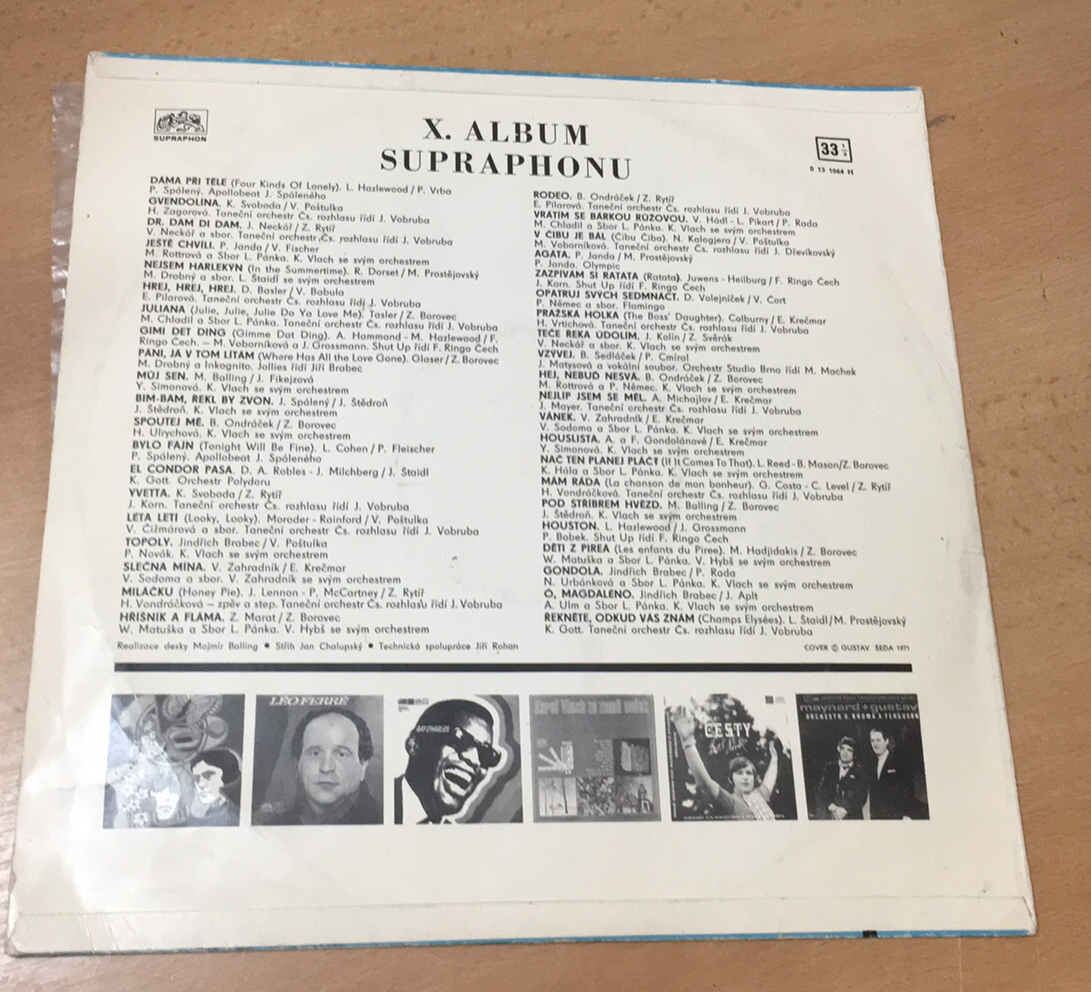 LP 10 ALBUM SUPRAPHONU