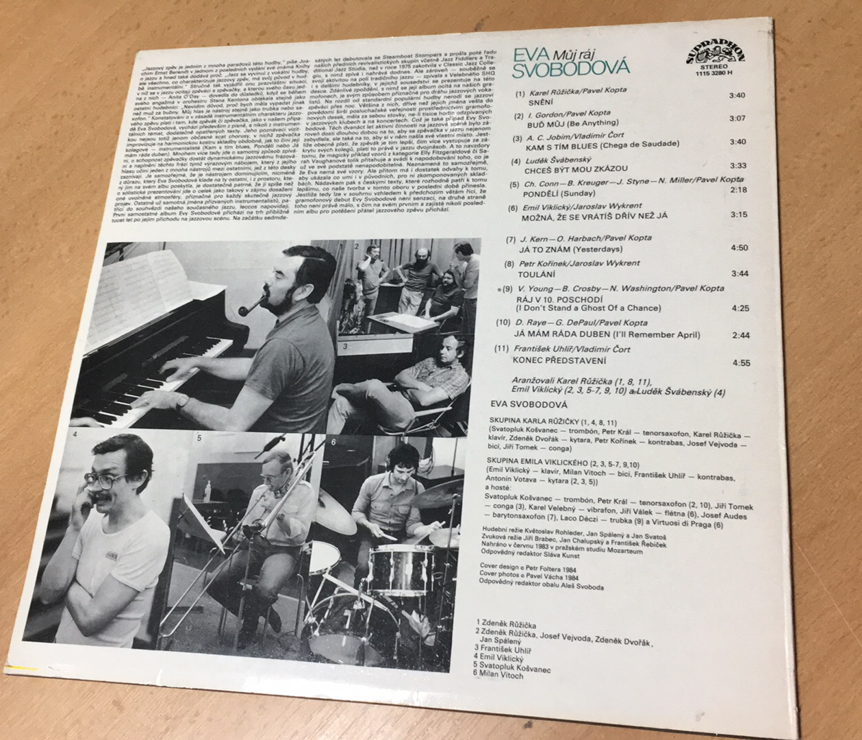 LP EVA SVOBODOVÁ - MŮJ RÁJ