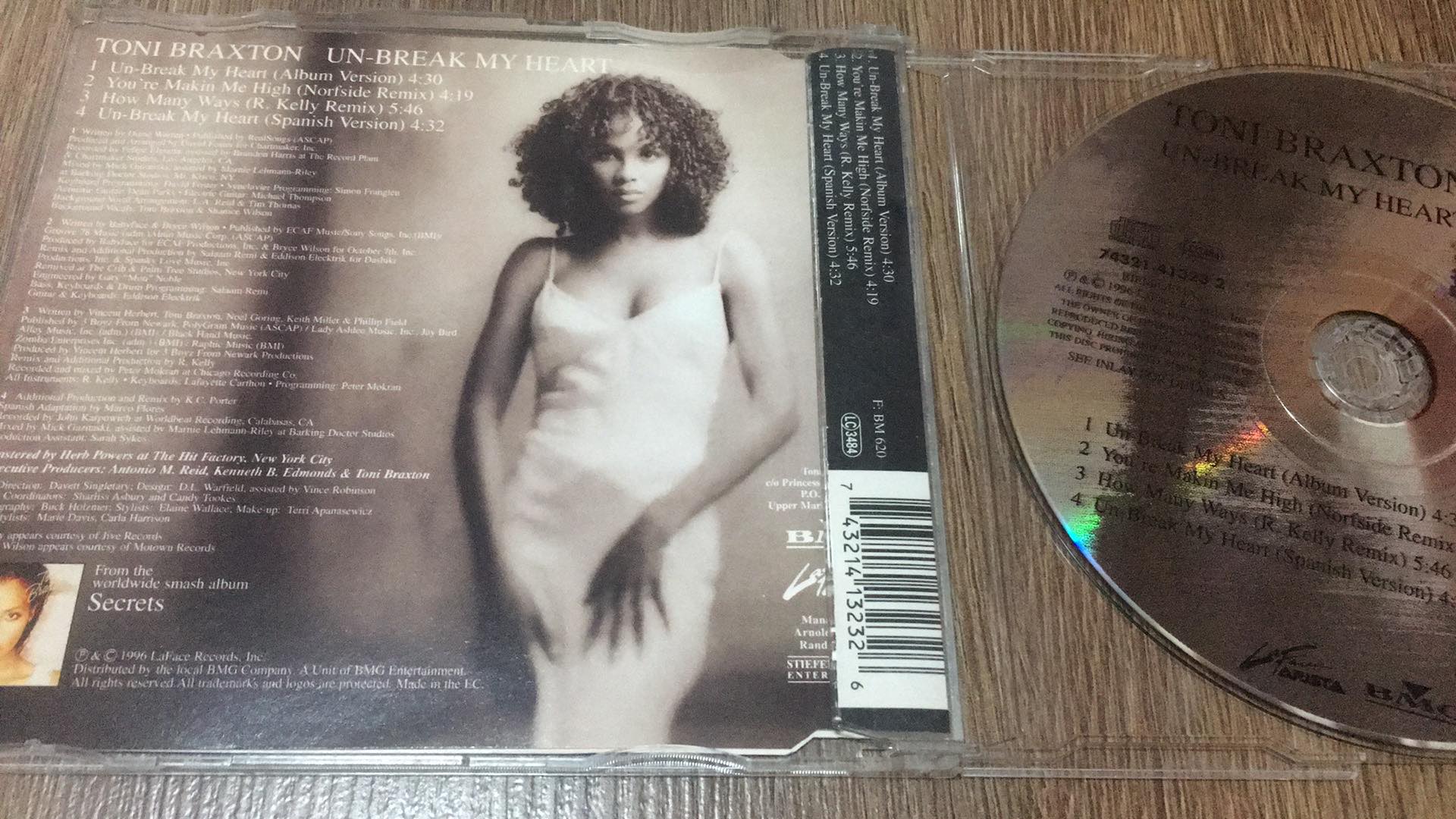 CD TONI BRAXTON - UN - BREAK MY HEART
