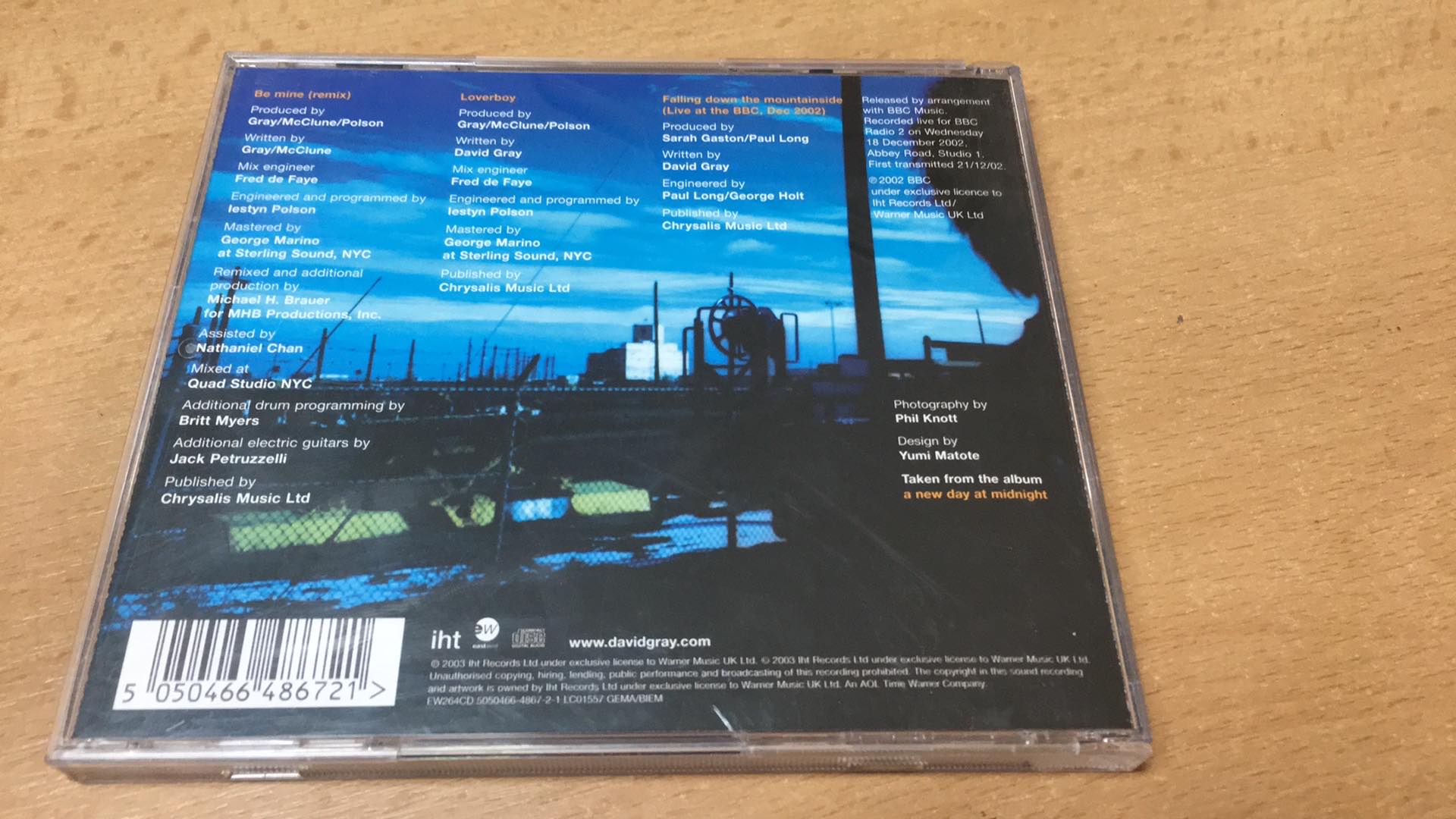 CD DAVID GRAY - BE MINE