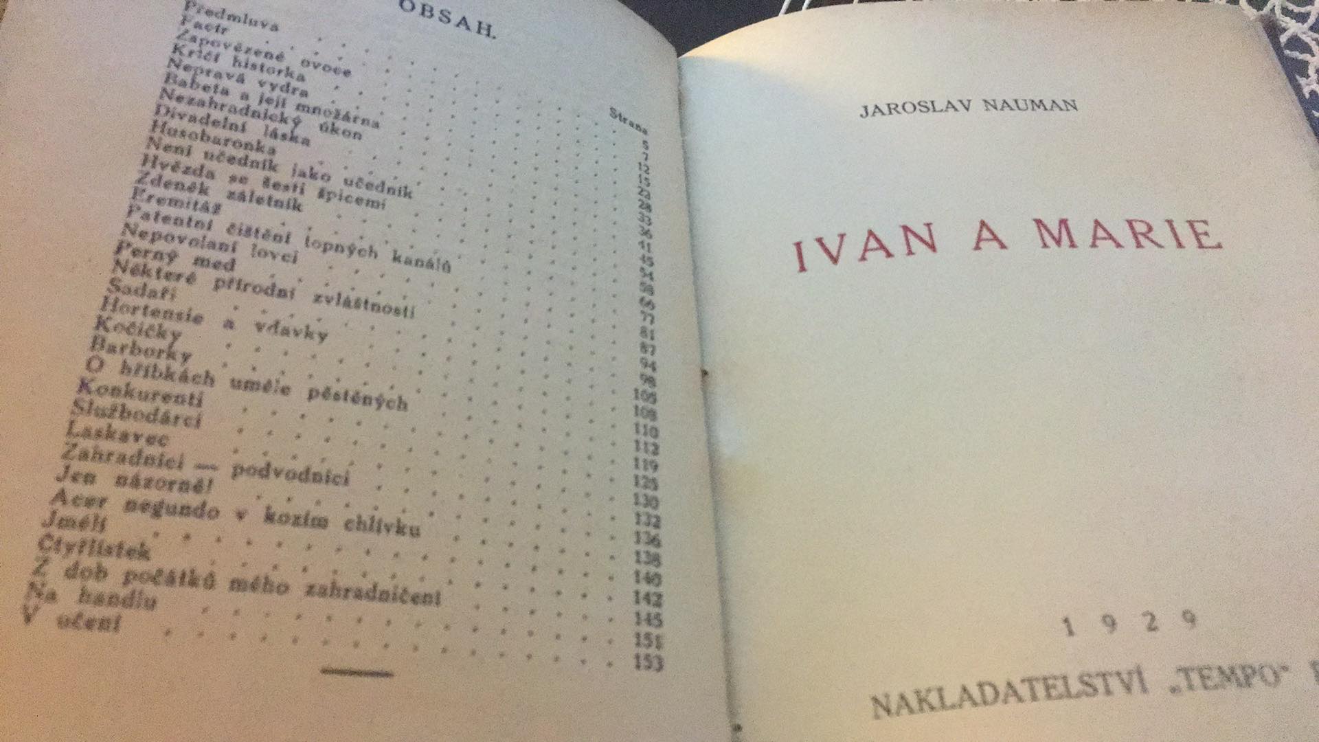 JOSEF SUCHÁNEK - VZPOMÍNKY STARÉHO ZAHRADNÍKU