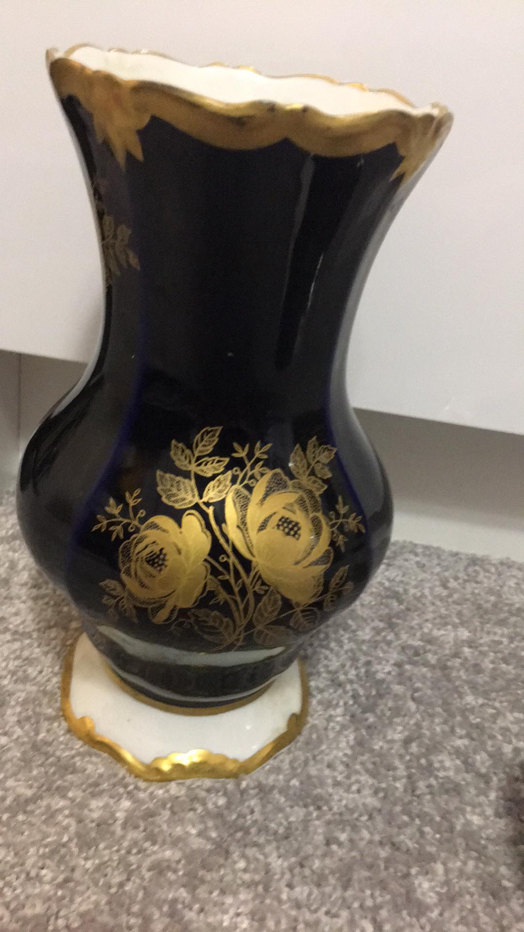 Váza - Weissbach Echt Kobalt