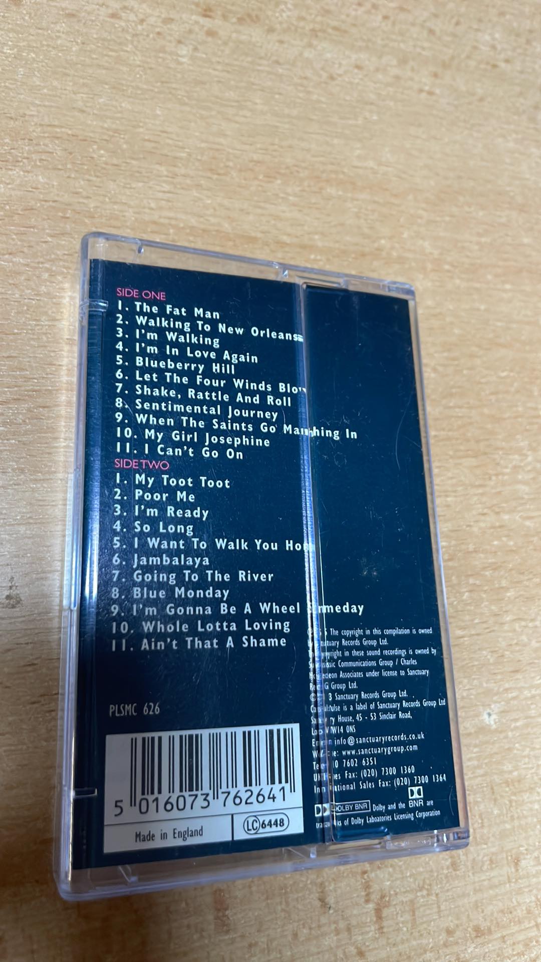 MC FATS DOMINO - GREATEST HITS IN CONCERT