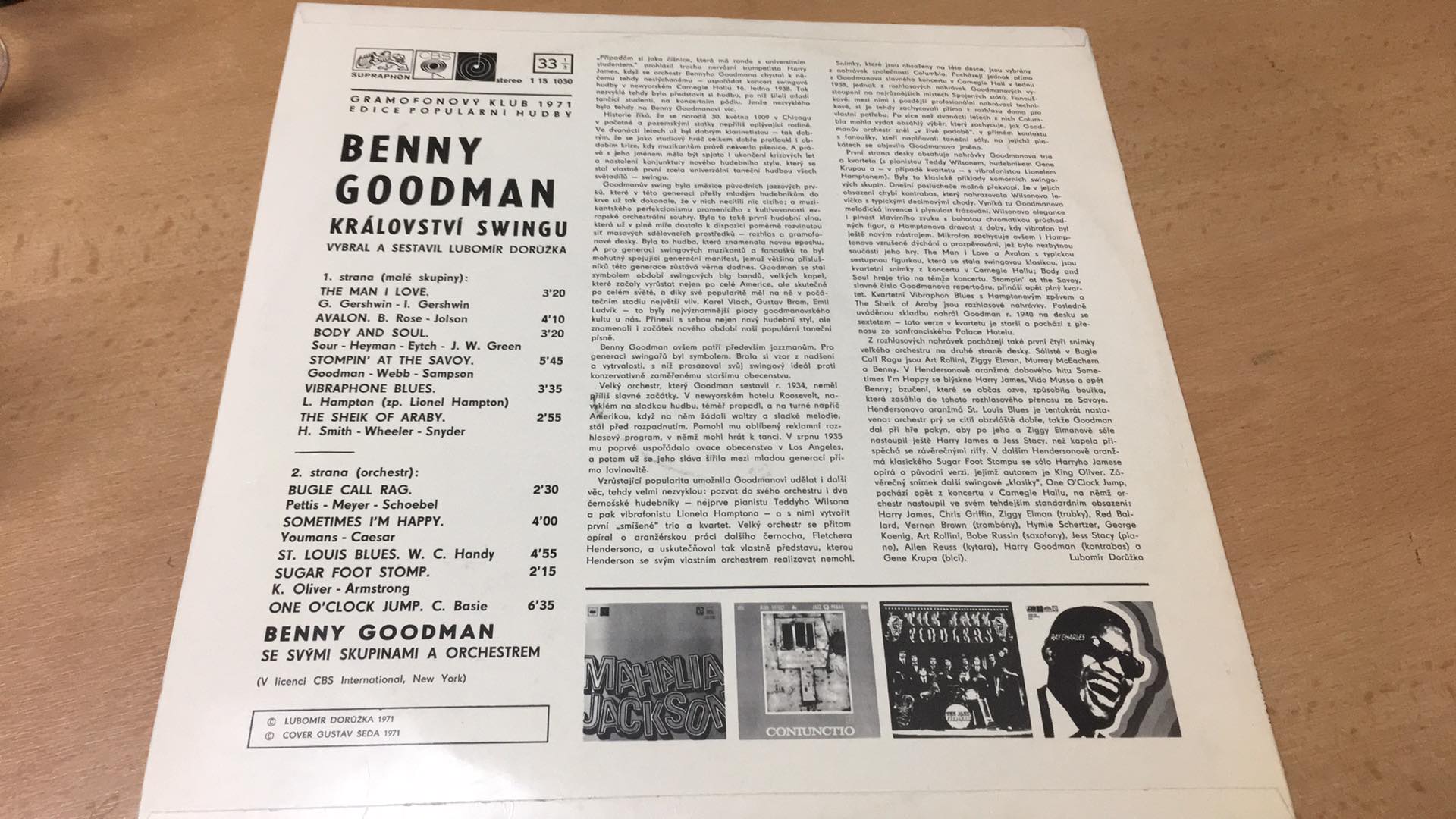 LP GOODMAN BENNY : KRÁLOVSTVÍ SWINGU