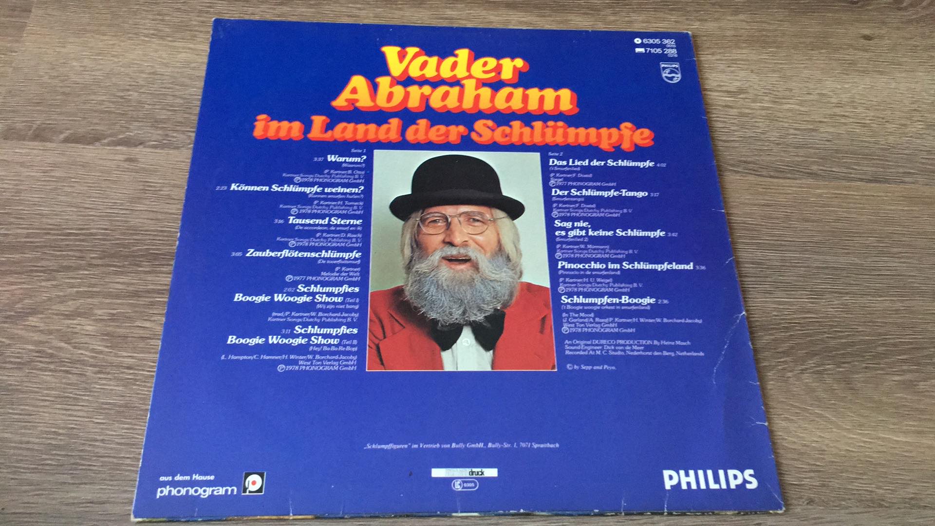 LP VADER ABRAHAM IM LAND DER SCHLÜMPFE