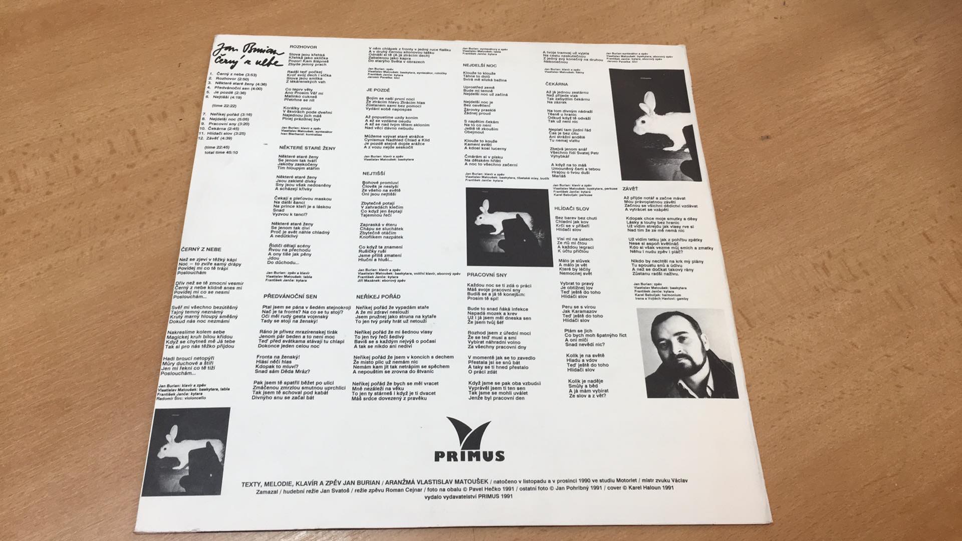 LP JAN BURIAN - ČERNÝ Z NEBE