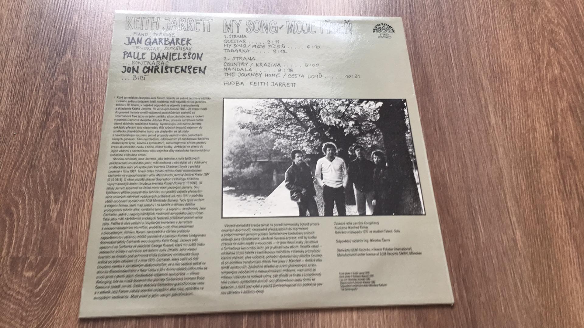 LP MOJE PÍSEŇ KEITH JARRETT