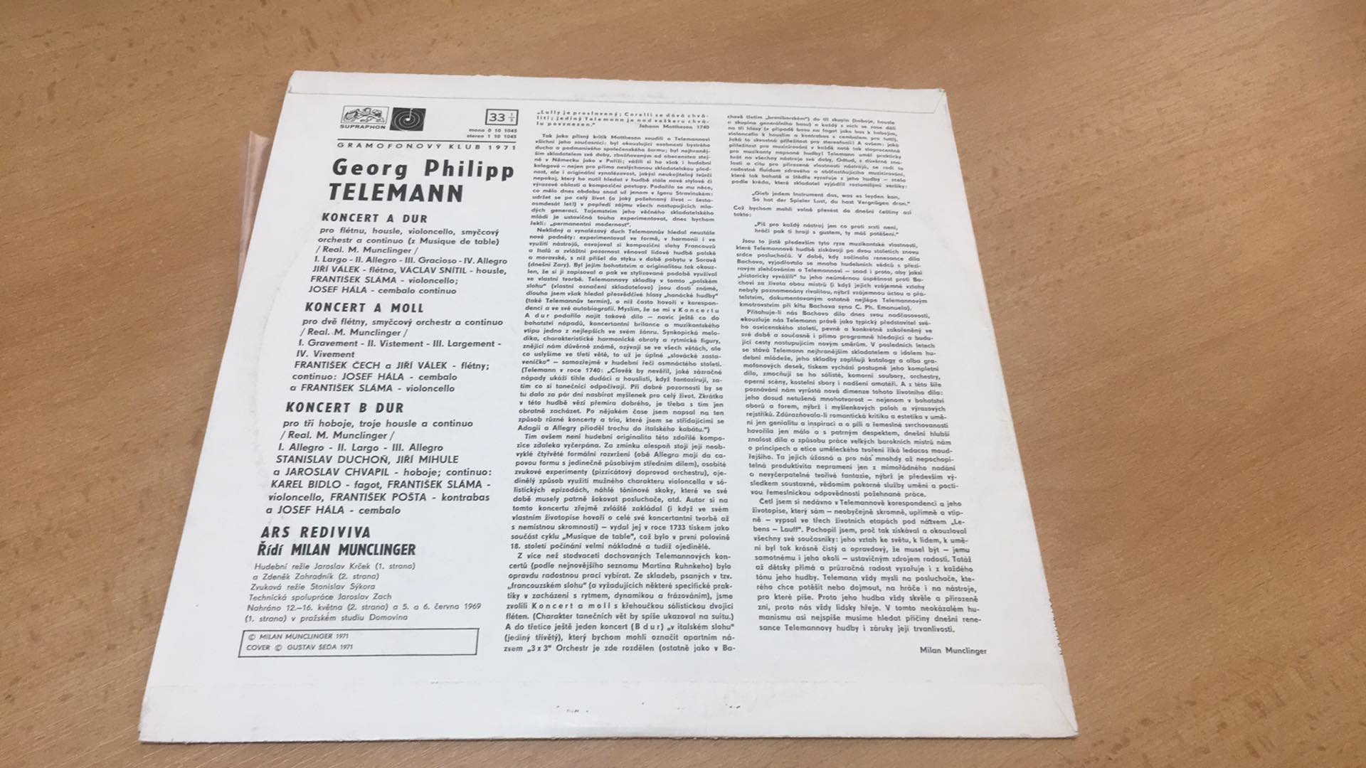 LP TELEMANN KONCERTY