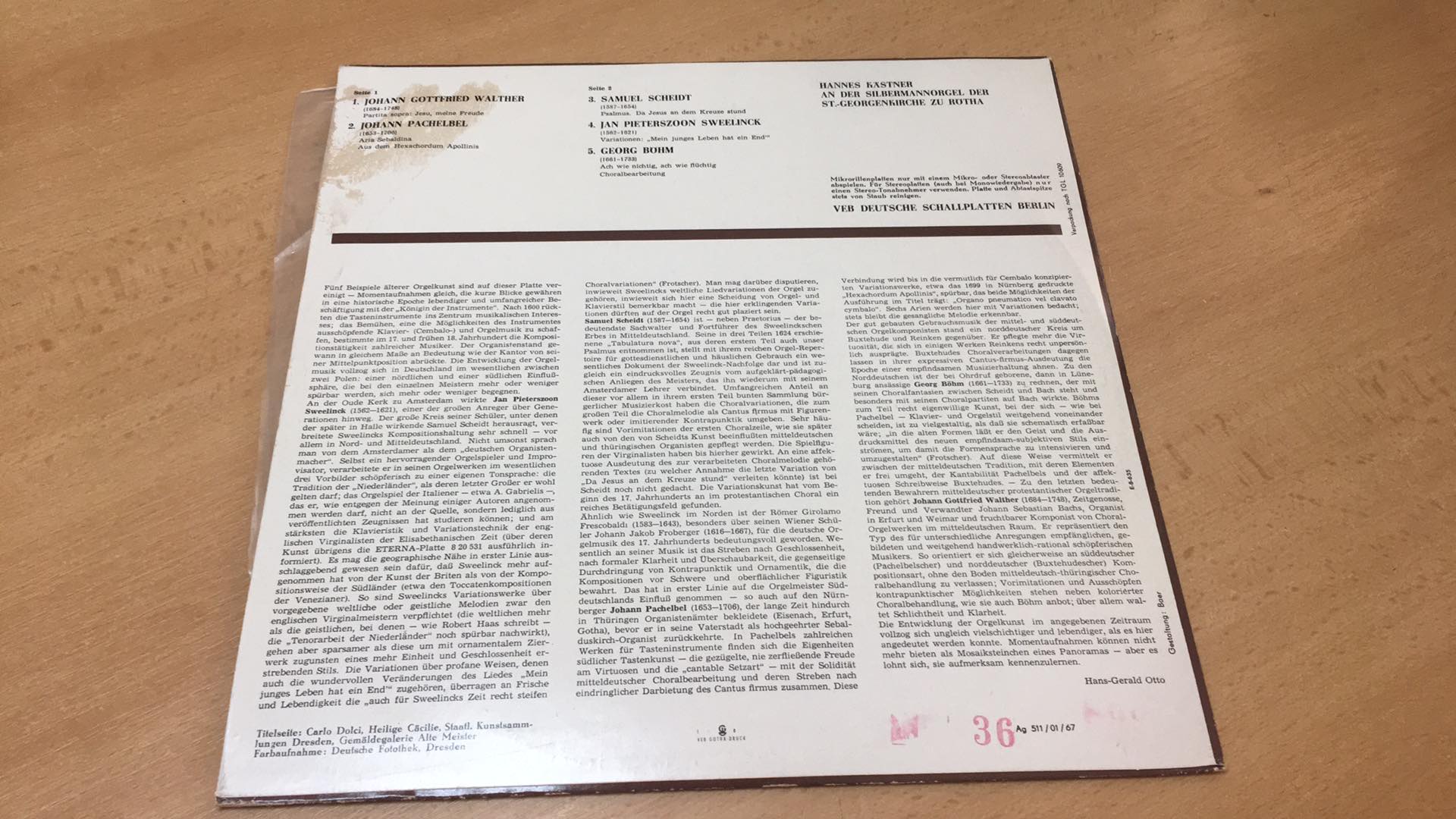 LP KOSTBARKEITEN ALTER MUSIK