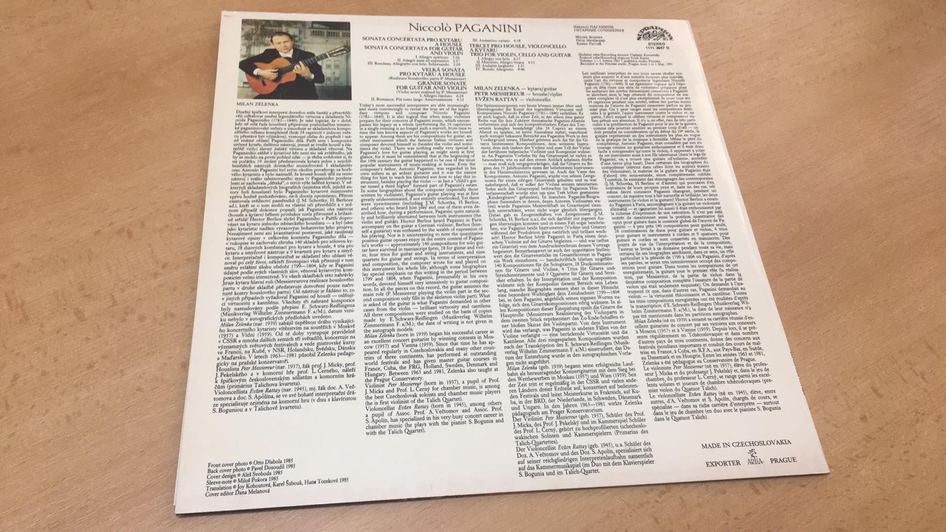 LP PAGANINI - WORKS WITH GUITAR