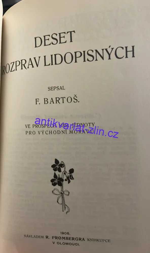 FRANTIŠEK BARTOŠ - MORAVSKÁ SVATBA LÍŠEŇ