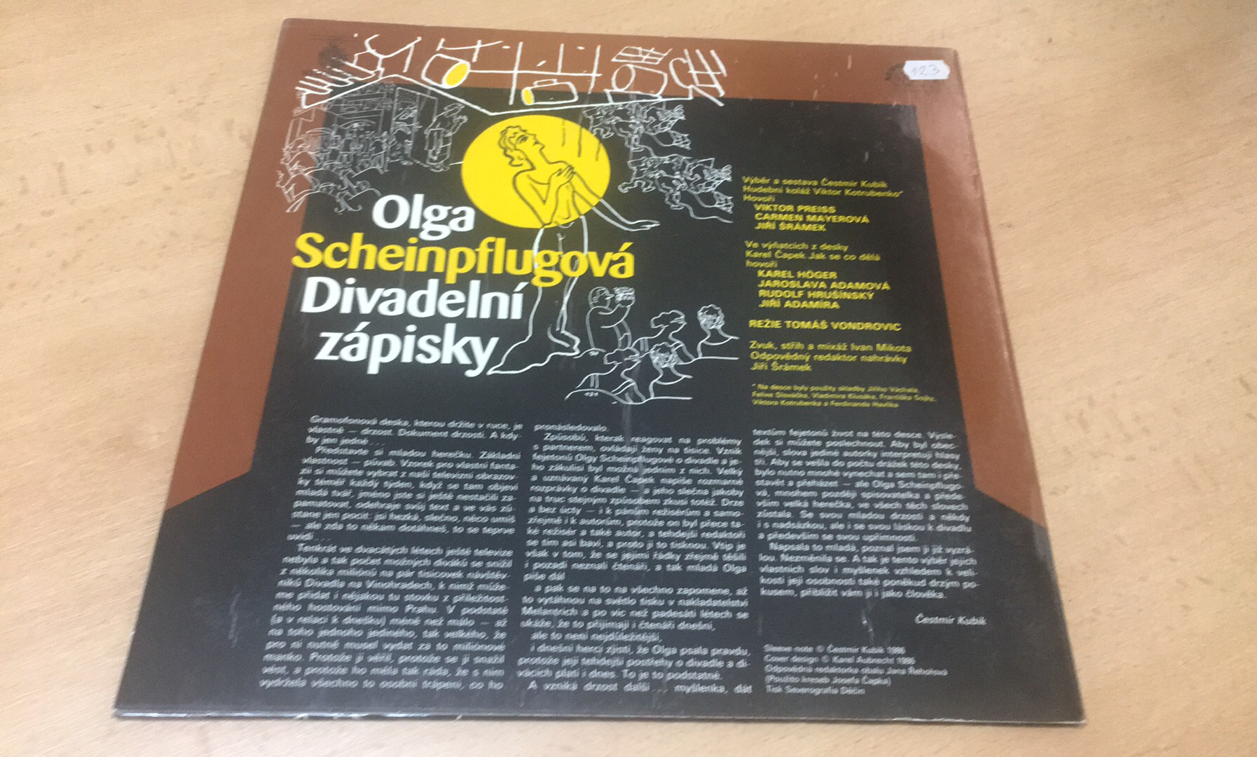 LP OLGA SCHEIPFLUGOVÁ - DIVADELNÍ ZÁPISKY