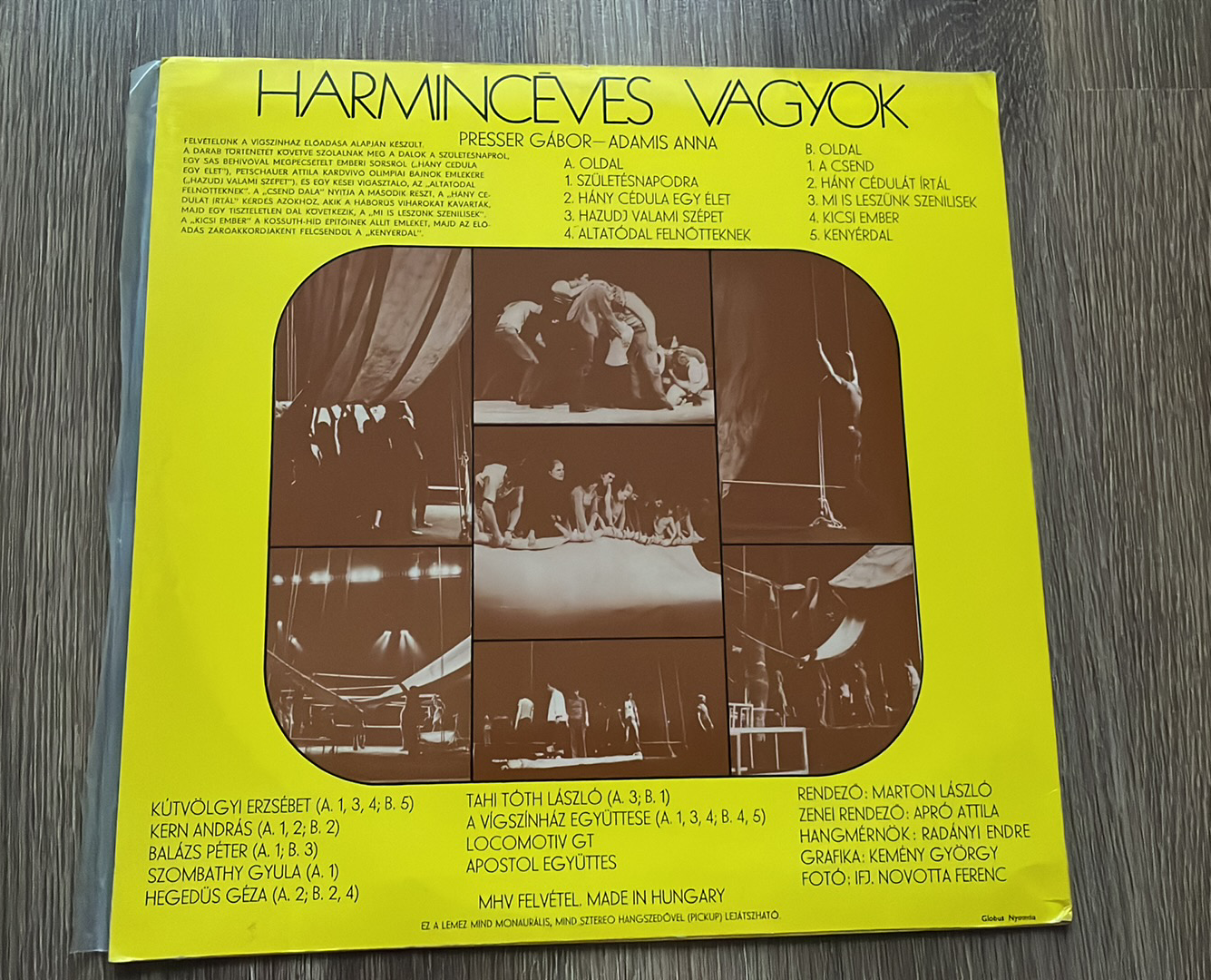 LP HARMINCÉVES VAGYOK 