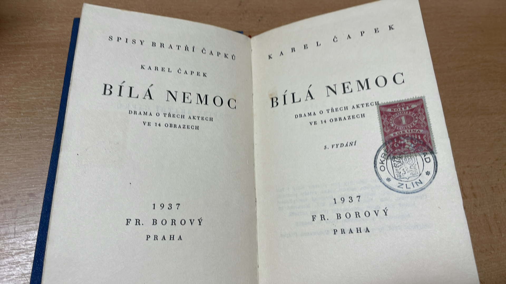 K. ČAPEK - BÍLÁ NEMOC