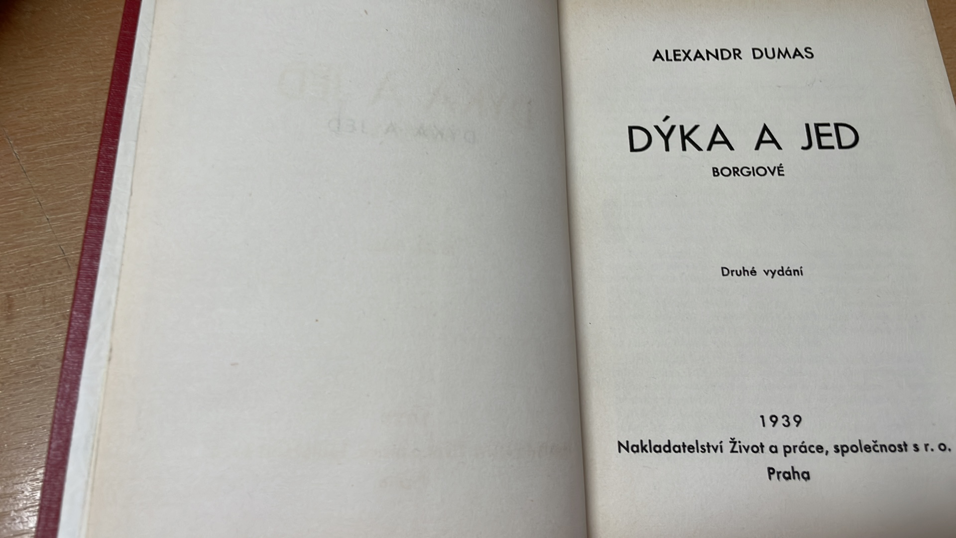 ALEXANDR DUMAS - DÝKA A JED