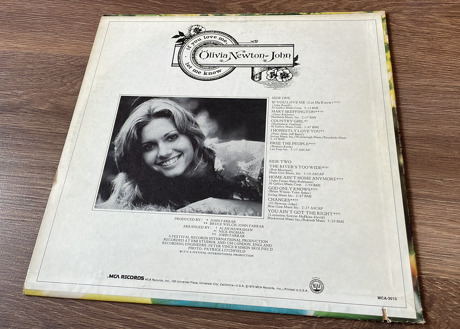LP Olivia Newton John - IF YOU LOVE ME,LET ME KNOW