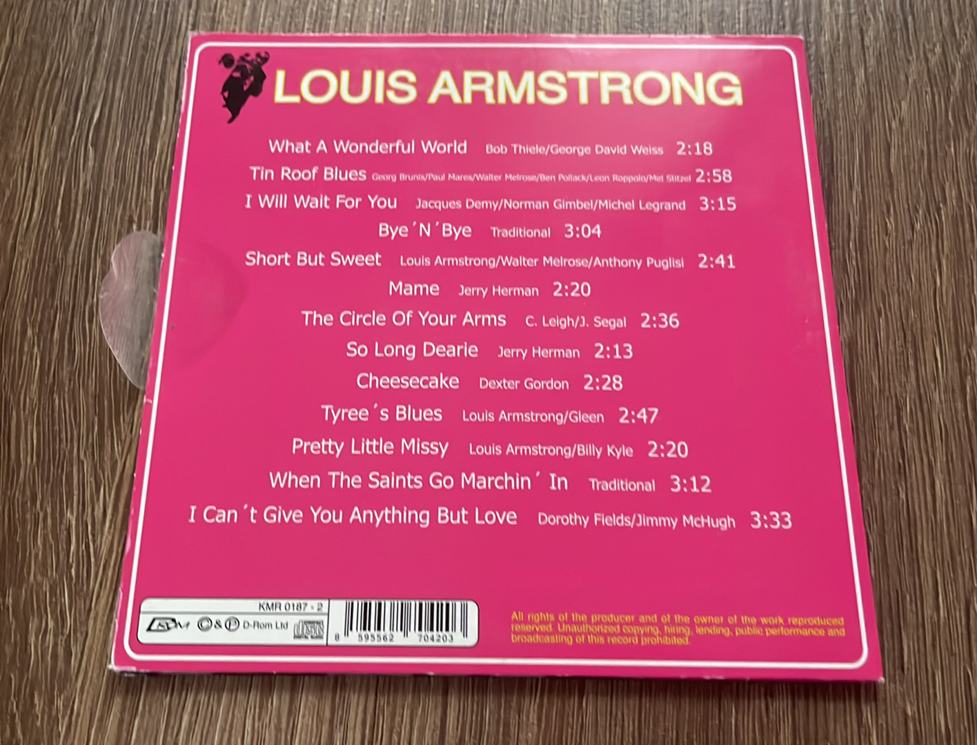 CD LOUIS ARMSTRONG