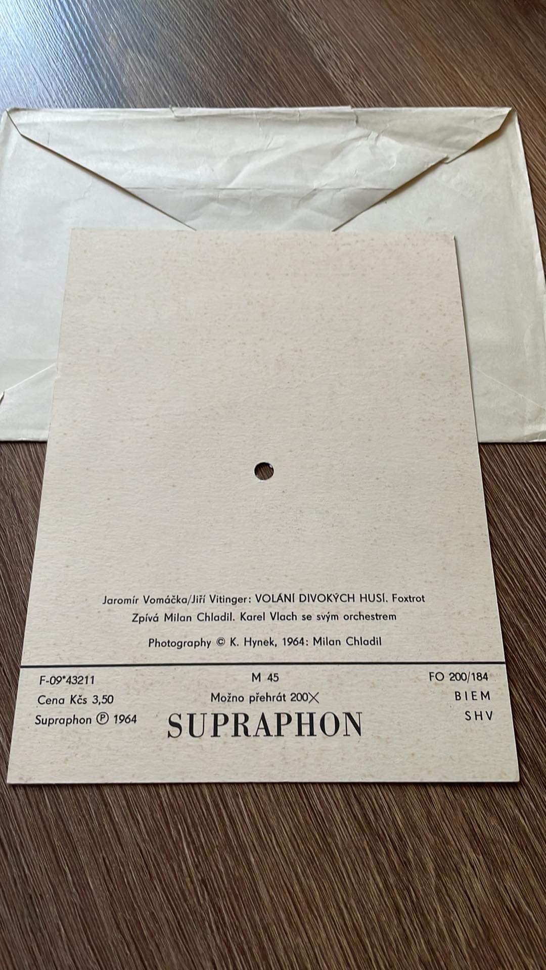 POHLEDNICE-MILAN CHLADIL