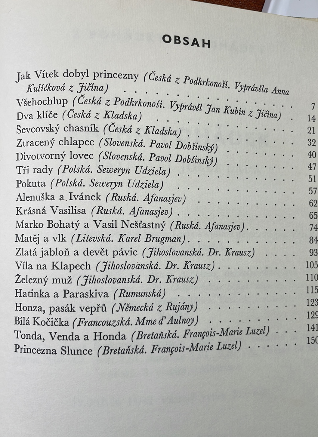 JOS. Š. KUBÍN - KNIHA POHÁDEK