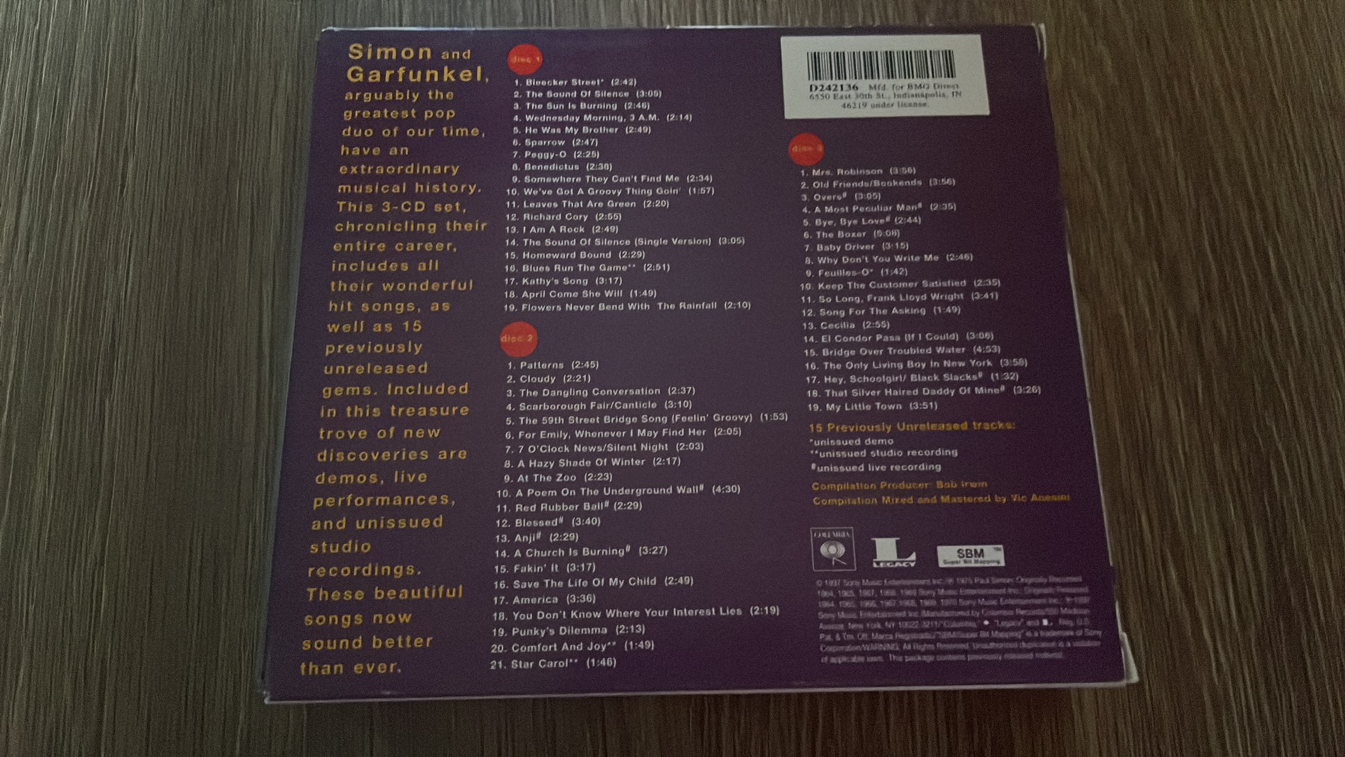 2 CD SIMON & GARFUNKEL - OLD FRIENDS