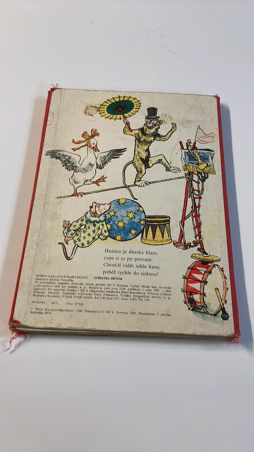 Leporelo Mária Rázusová - Martáková : Zvířátka dětem