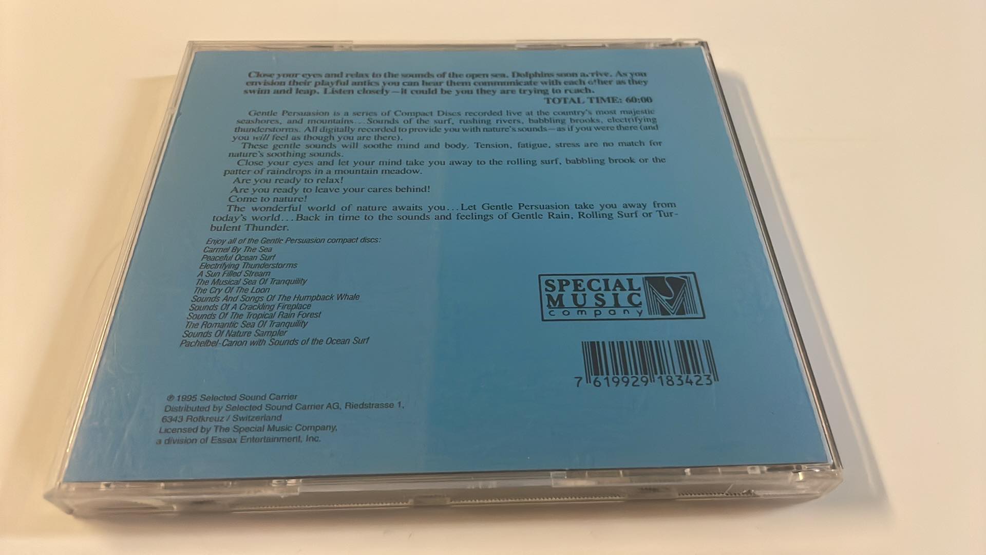 CD SOUNDS OF NATURE - SOUNDS OF THE DOLPHIN