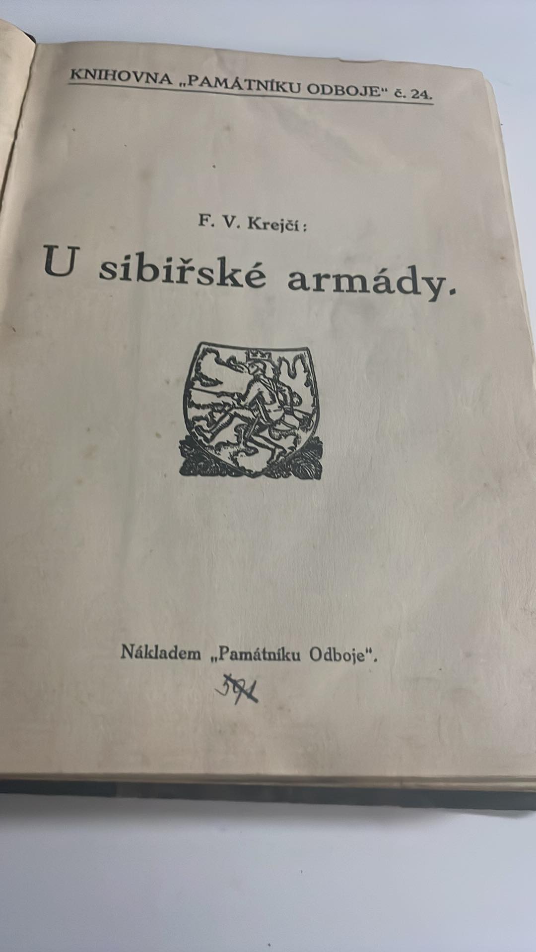 F. V. KREJČÍ - U sibiřské armády